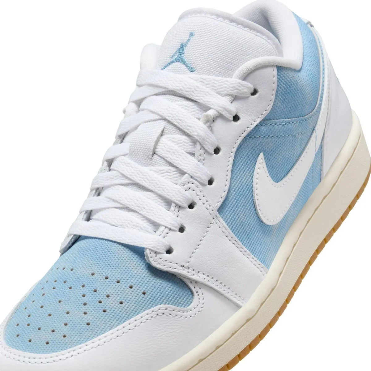 Nike Jordan 1 Low Special Edition Leather Mens Sneaker Hakiki Deri Erkek Günlük Spor Ayakkabı Mavi Beyaz
