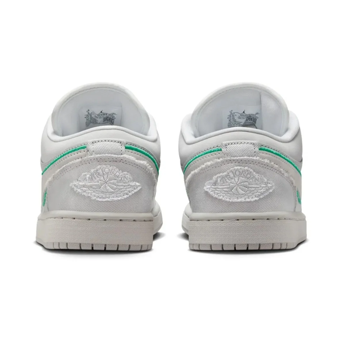 Nike Jordan 1 Low Special Edition Leather Mens Sneaker Hakiki Deri Erkek Günlük Spor Ayakkabı Gri Yeşil