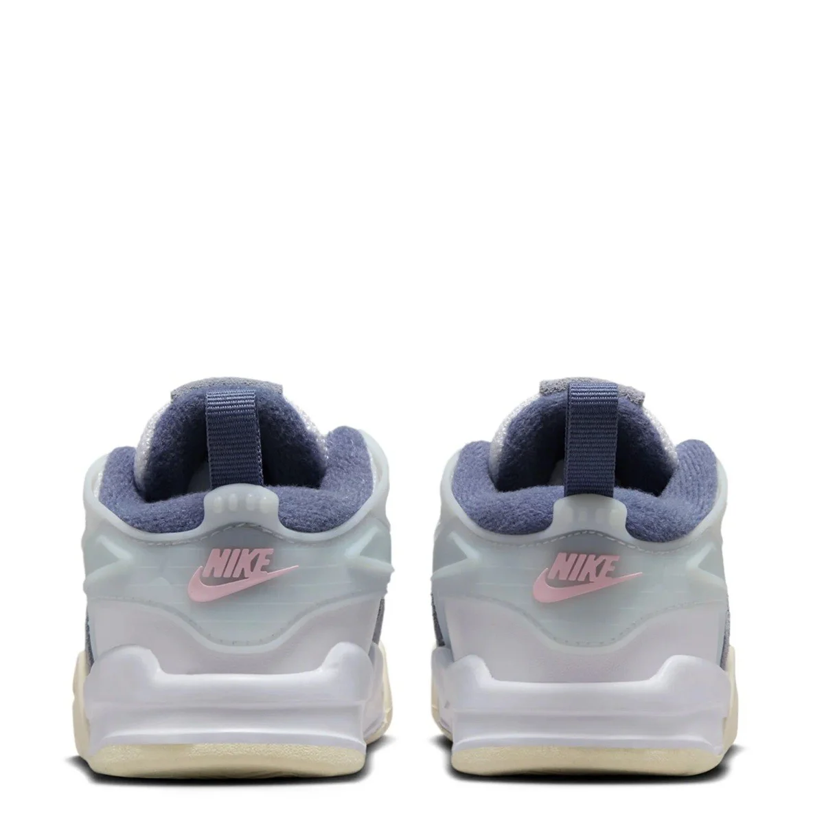 Nike Jordan 4 RM TD Leather Sneakers Hakiki Deri Lastik Bağcıklı Çocuk Spor Ayakkabı Beyaz Mavi