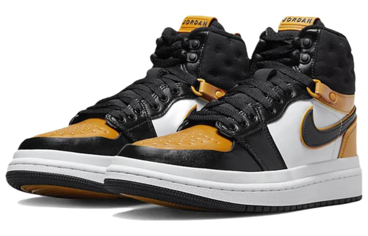 Nike Jordan Acclimate Sneaker Hakiki Deri Siyah Kahve Bilekli Jordan Spor Ayakkabı