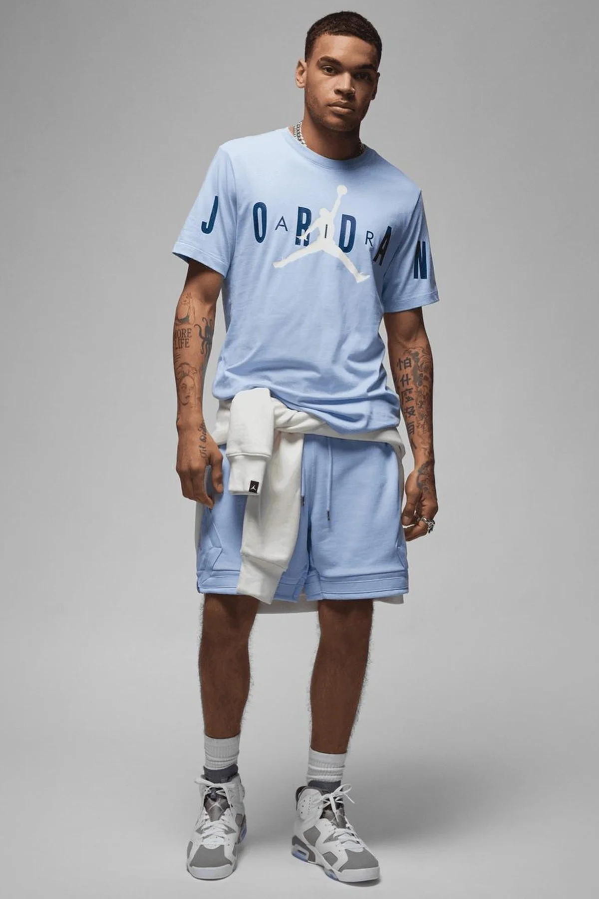 Nike Jordan Air Stretch Mens SS Crew Blue Logolu Erkek Tişört Mavi Nike Jordan Air Stretch Mens SS Crew Blue Logolu Erkek Tişört Mavi Fiyatı, Yorumları ve Özellikleri