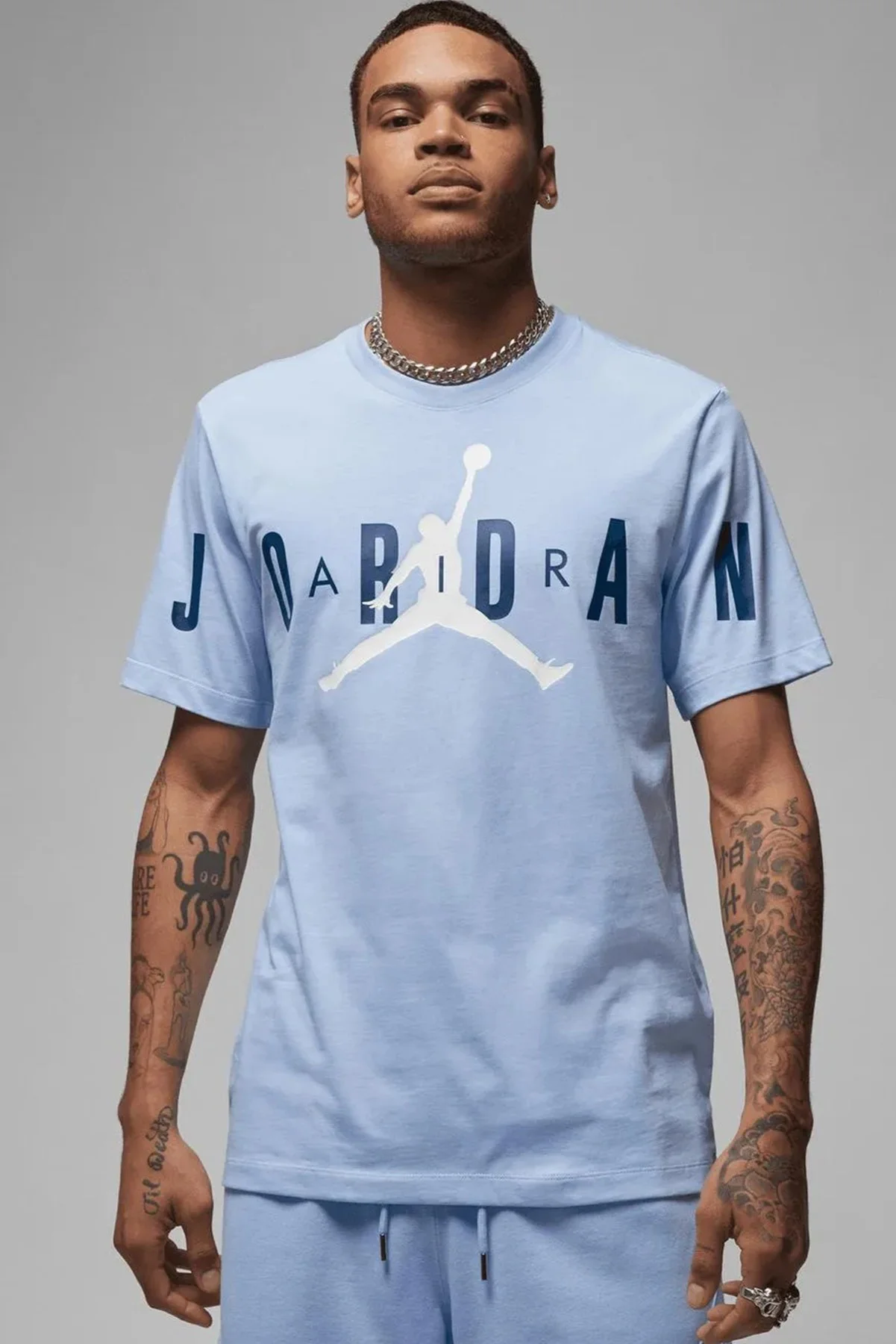 Nike Jordan Air Stretch Mens SS Crew Blue Logolu Erkek Tişört Mavi Nike Jordan Air Stretch Mens SS Crew Blue Logolu Erkek Tişört Mavi Fiyatı, Yorumları ve Özellikleri
