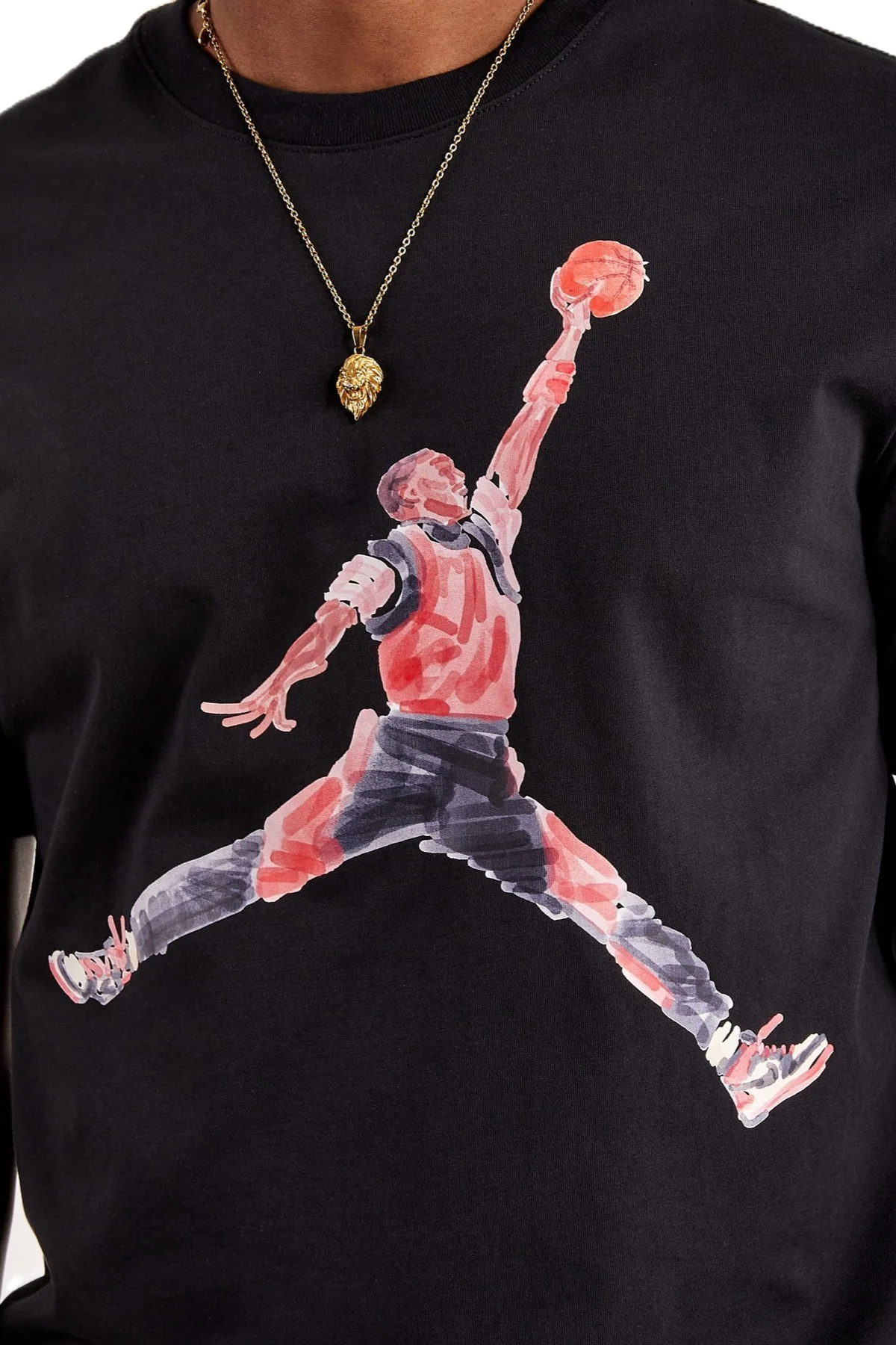 Nike Jordan Brand Jumpman Watercolor Graphic Tshirt Black Jordan Nakış Logolu Tişört Siyah Fiyatı, Yorumları ve Özellikleri