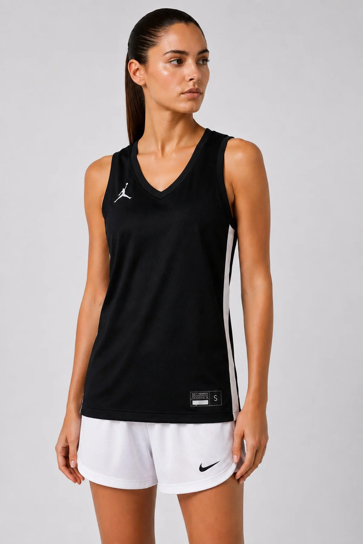 Nike Jordan Doluble Sided Womens Drı Fit Tank File Detaylı Çift Taraflı Kadın Atlet Siyah-Beyaz Fiyatı, Yorumları ve Özellikleri