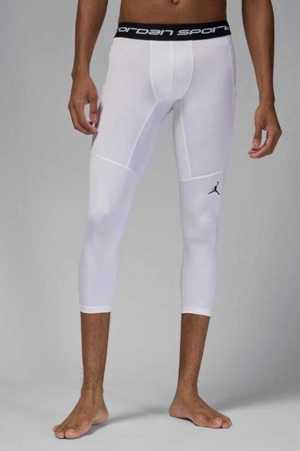 Nike Jordan Dri-FIT Sport 3QT Tight Erkek Beyaz Spor Tayt