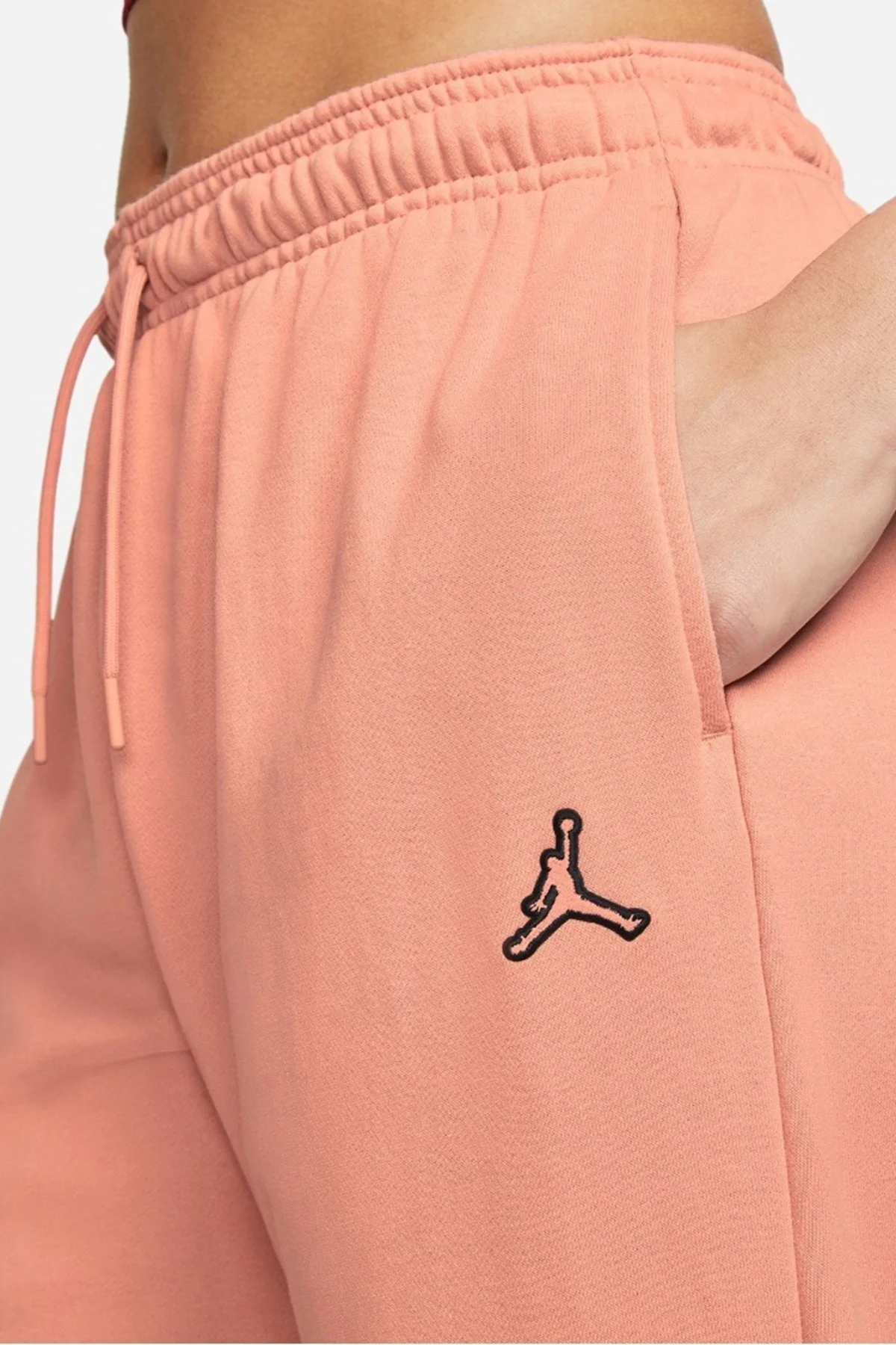 Nike Jordan Essential Core Loose Fit Fleece Pant.Lastik Paçalı Bol Kesim Pamuklu Kadın Günlük Eşofman Altı Turuncu Nike Jordan Essential Core Loose Fit Fleece Pant.Lastik Paçalı Bol Kesim Pamuklu Kadın Günlük Eşofman Altı Turuncu