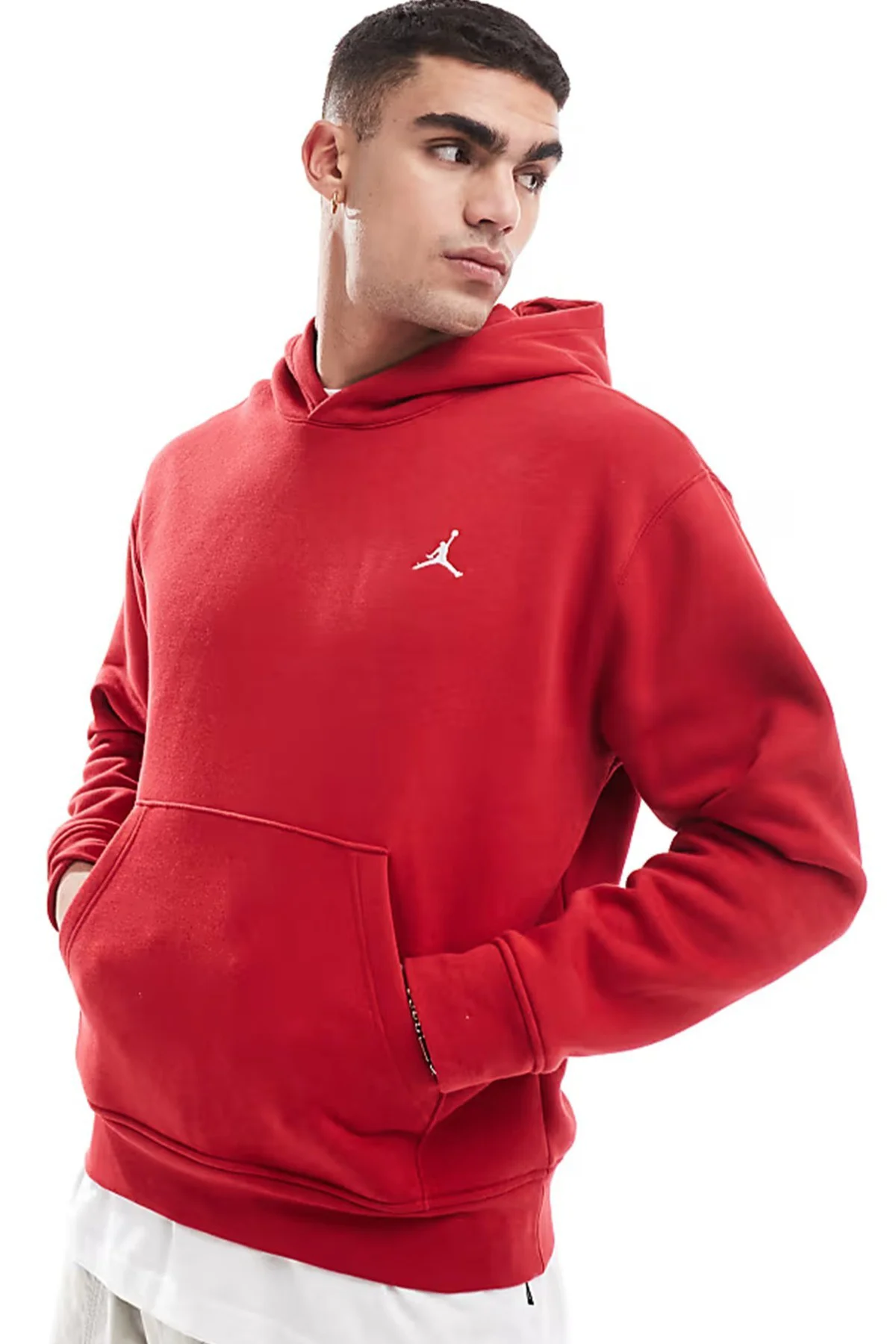Nike Jordan Essentials Fleece Men's Hoodie Erkek Kapüşonlu Sweatshirt Kırmızı Fiyatı, Yorumları ve Özellikleri