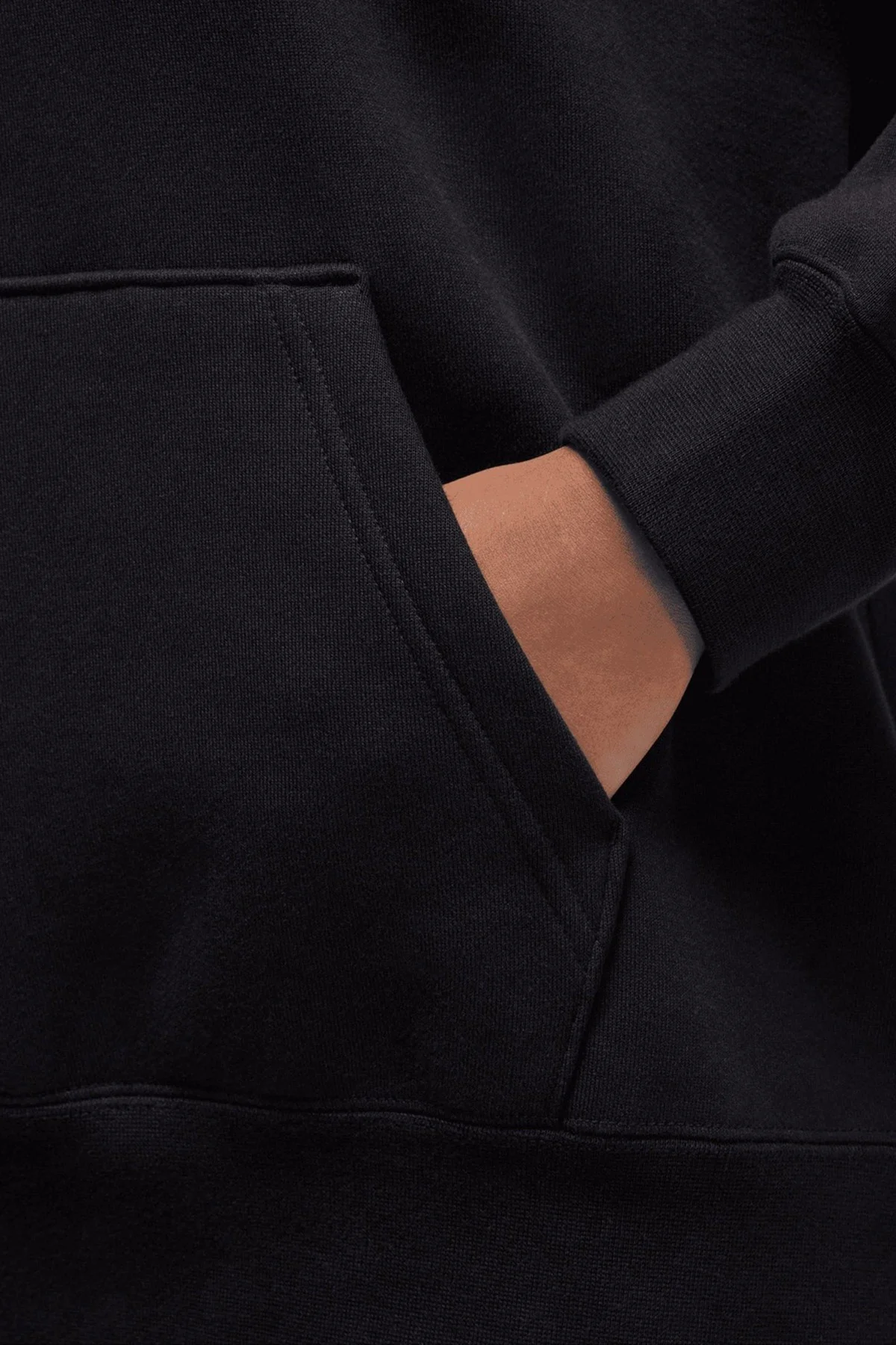 Nike Jordan Flight Fleece Po Loose Fit Womens Hoodie Kadın Kapüşonlu Sweatshirt Siyah Fiyatı, Yorumları ve Özellikleri
