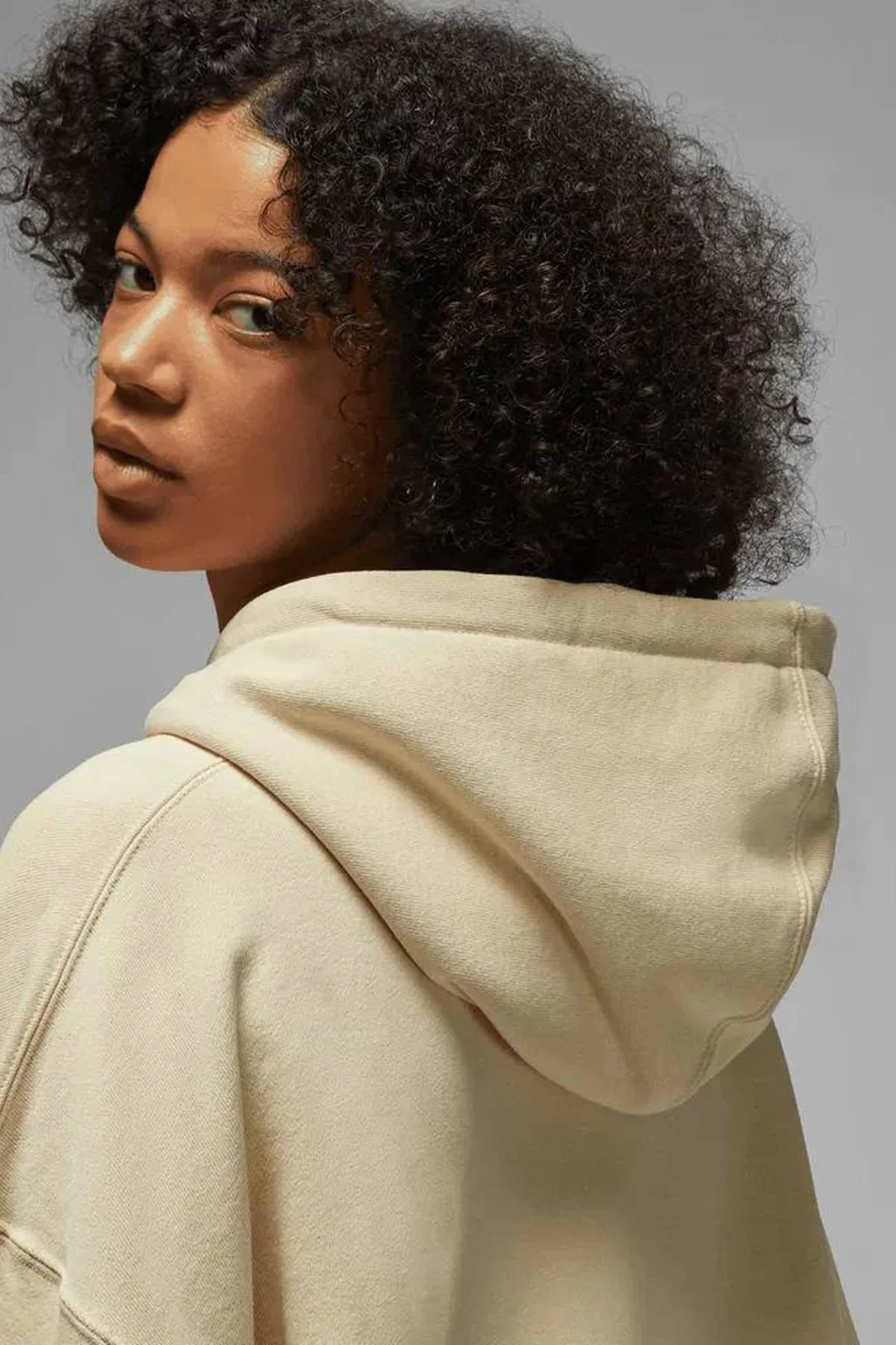 Nike Jordan Flight Fleece Oversize Hoodie Kadın Kapüşonlu Oversize Sweatshirt Bej Nike Jordan Flight Fleece Oversize Hoodie Kadın Kapüşonlu Oversize Sweatshirt Bej