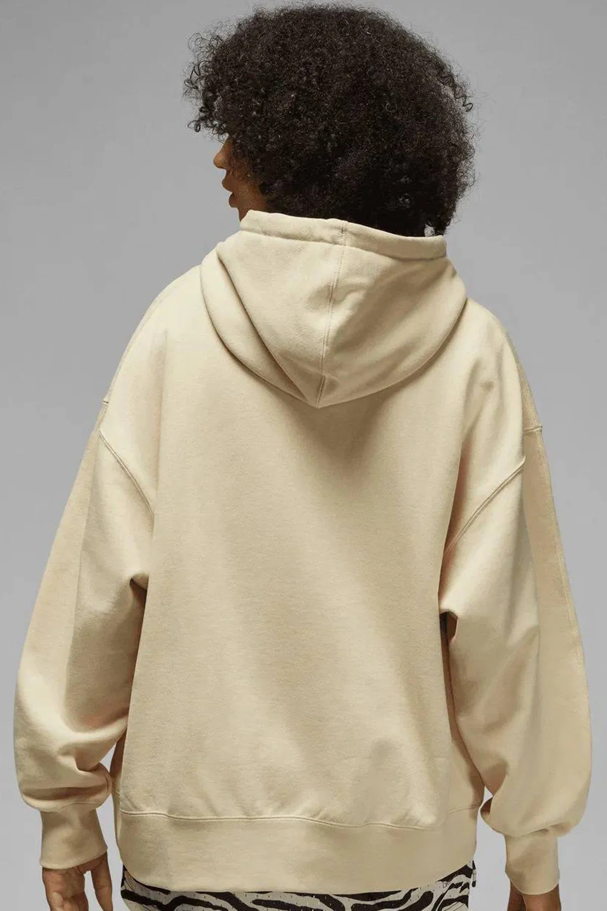 Nike Jordan Flight Fleece Oversize Hoodie Kadın Kapüşonlu Oversize Sweatshirt Bej Nike Jordan Flight Fleece Oversize Hoodie Kadın Kapüşonlu Oversize Sweatshirt Bej