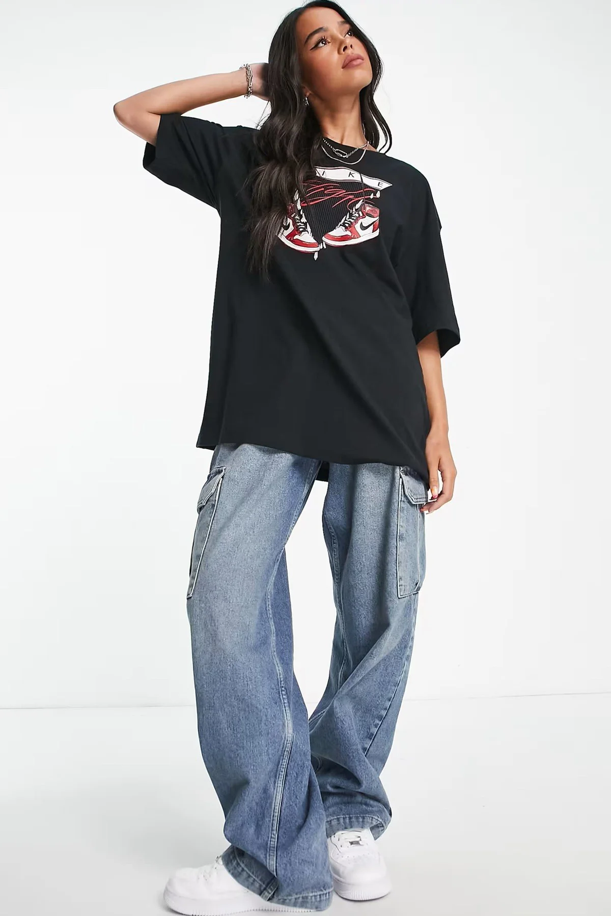Nike Jordan Flight Women's Oversized T-Shirt Kadın Grafik Logo Pamuklu Tişört Siyah Nike Jordan Flight Women's Oversized T-Shirt Kadın Grafik Logo Pamuklu Tişört Siyah Fiyatı, Yorumları ve Özellikleri
