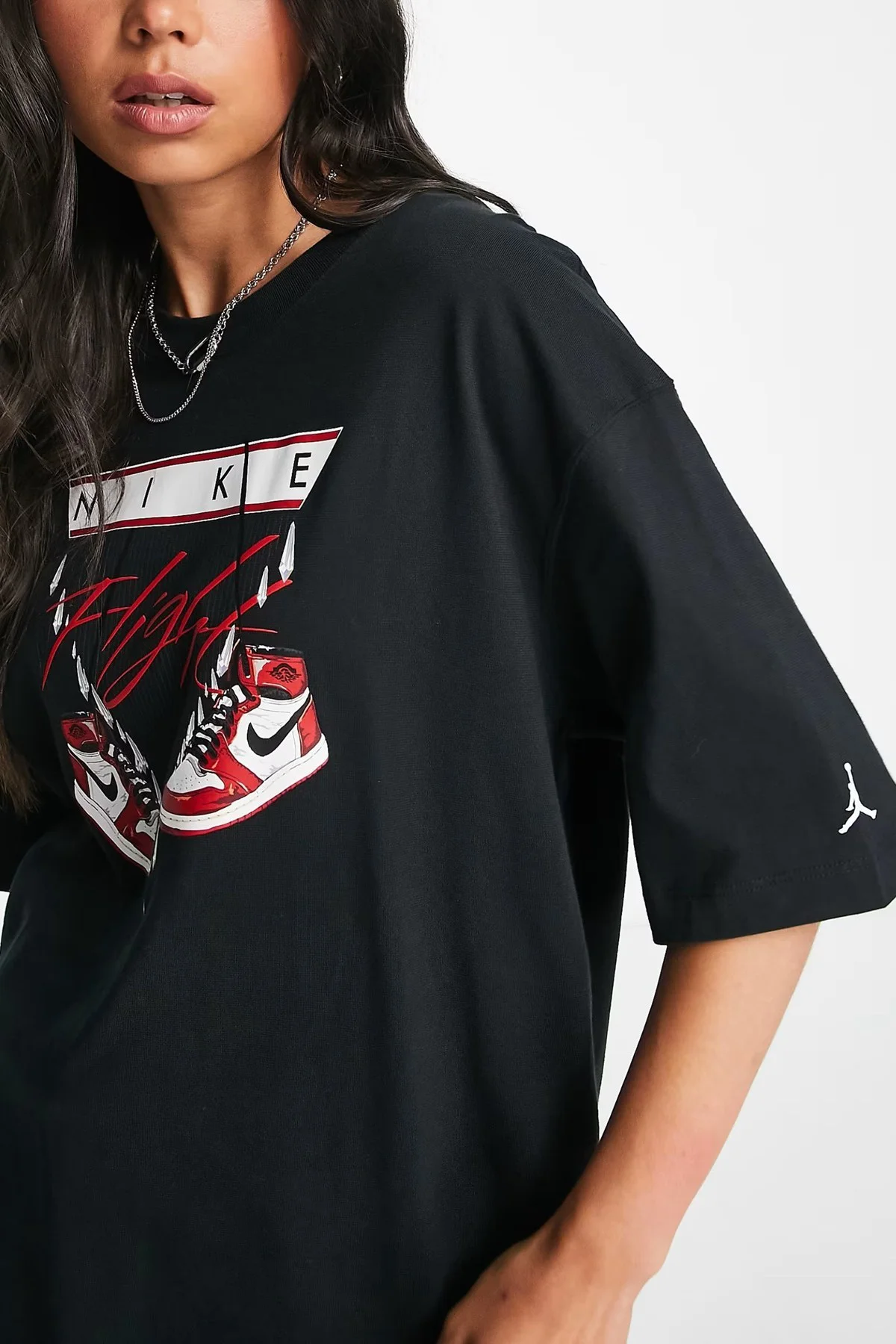 Nike Jordan Flight Women's Oversized T-Shirt Kadın Grafik Logo Pamuklu Tişört Siyah Nike Jordan Flight Women's Oversized T-Shirt Kadın Grafik Logo Pamuklu Tişört Siyah Fiyatı, Yorumları ve Özellikleri