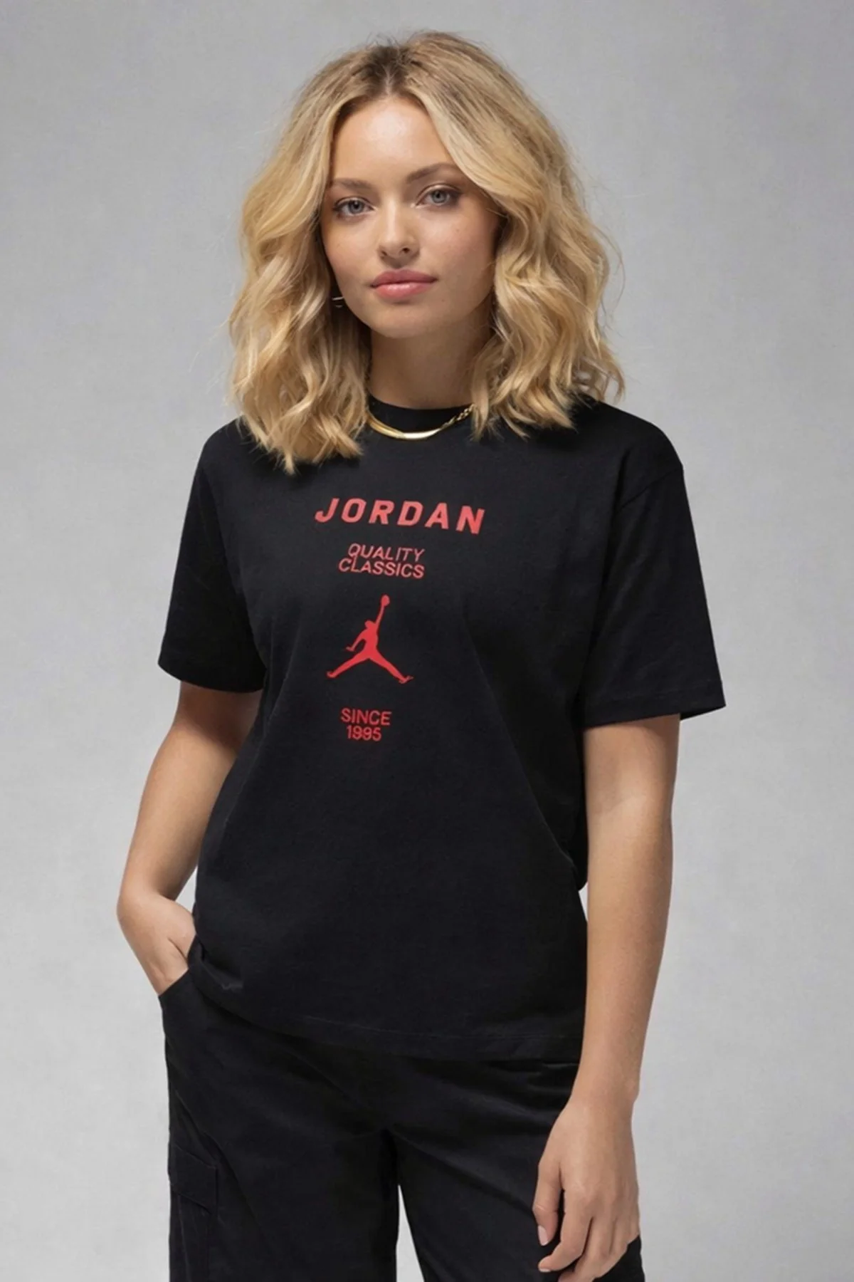 Nike Jordan Girlfriend Loose Fit Womens Tee Black Bol Kesim Kadın Günlük Tişört Siyah Nike Jordan Girlfriend Loose Fit Womens Tee Black Bol Kesim Kadın Günlük Tişört Siyah Fiyatı, Yorumları ve Özellikleri