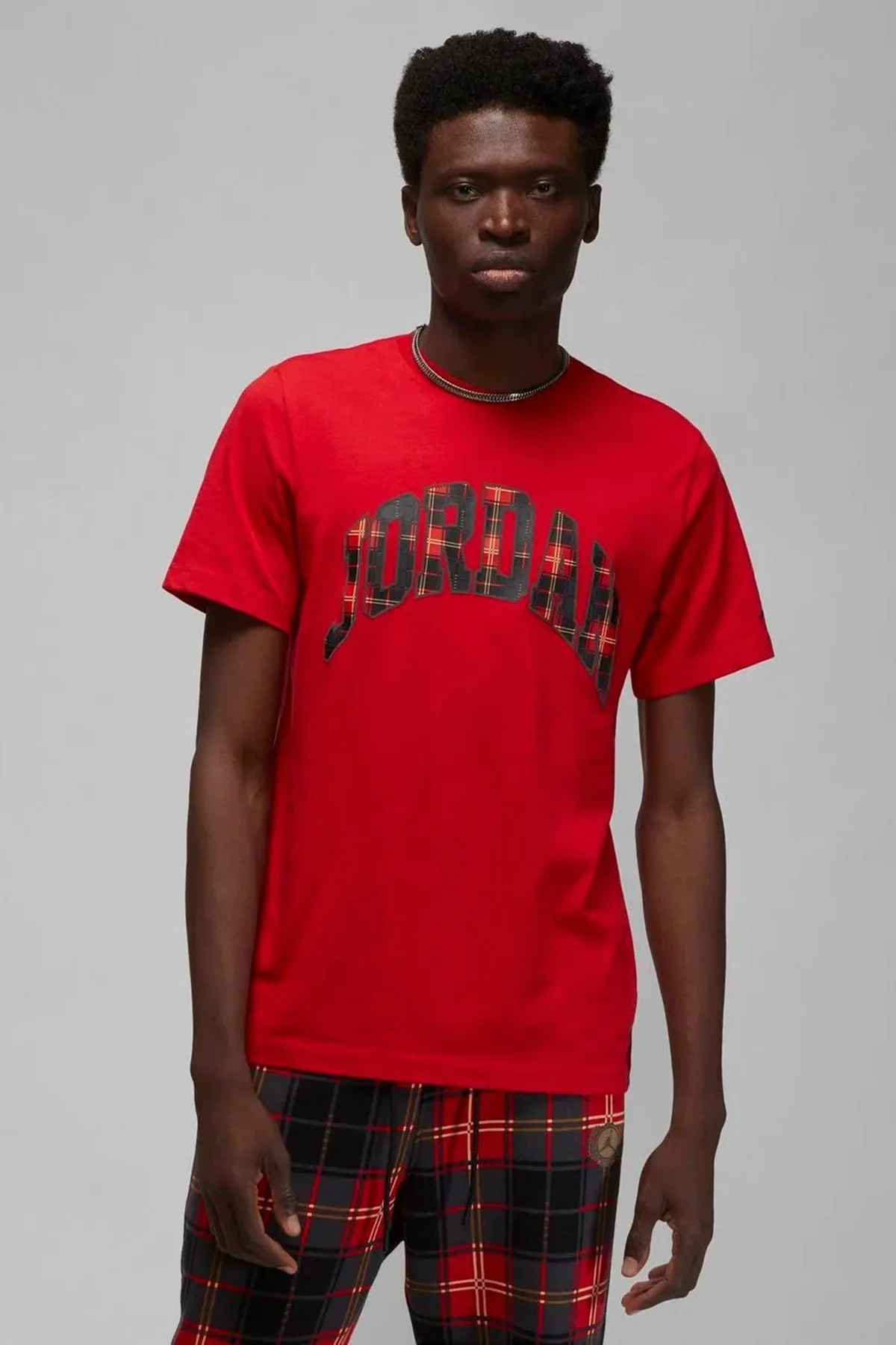 Nike Jordan Holiday SS crew Red Baskılı Erkek Günlük Tişört Kırmızı