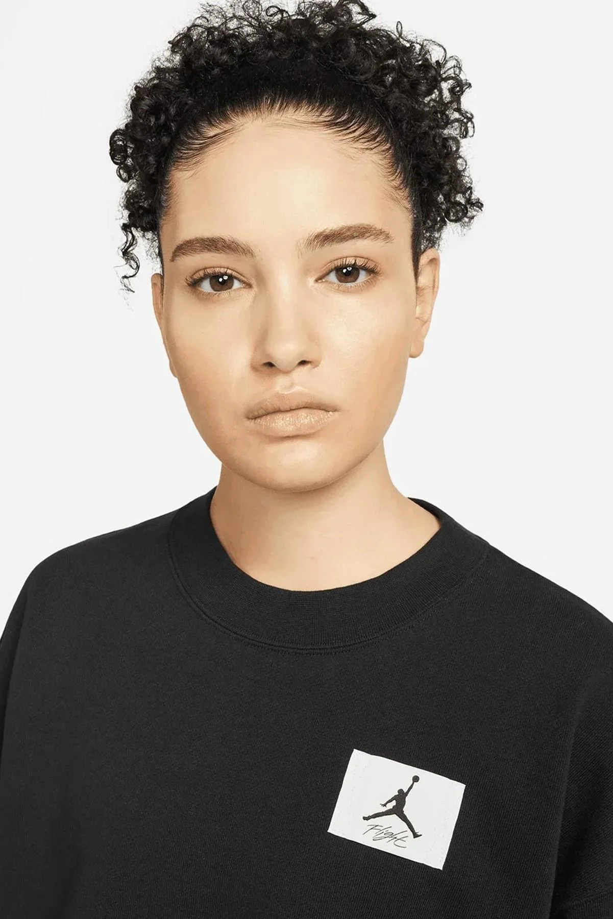 Nike Jordan Jumpman Essen Fleece Crew Oversize Kadın Geniş Kalıp Pamuk Sweatshirt Siyah Fiyatı, Yorumları ve Özellikleri