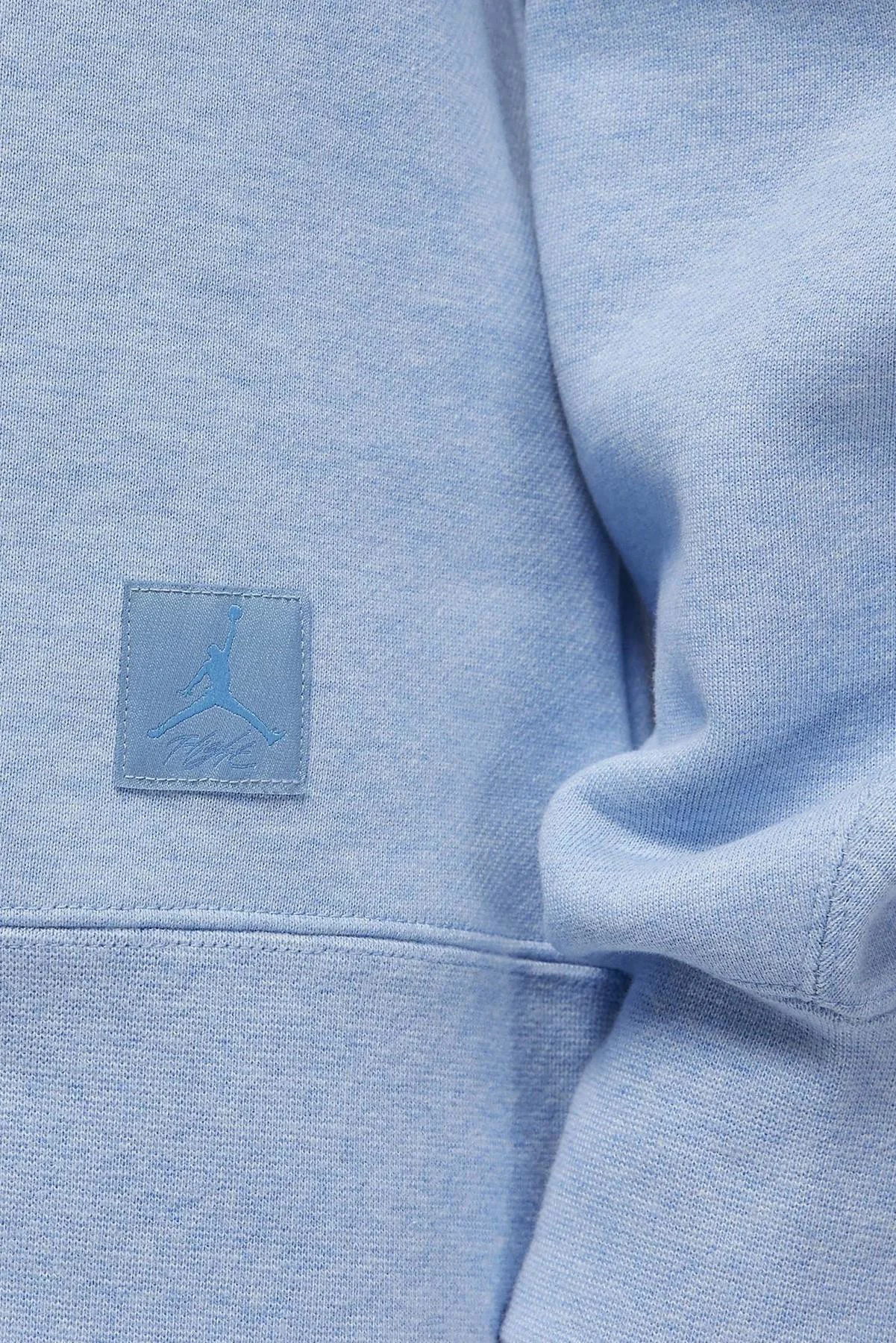Nike Jordan Flight Fleece Crew Oversize Kadın Geniş Kalıp Sweatshirt Beyaz