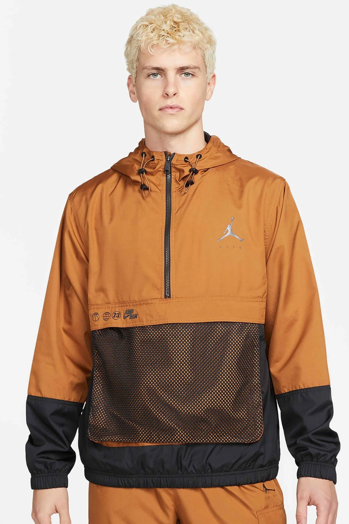 Nike Jordan Jumpman Half Zip Men's Hoodie Erkek Kapüşonlu Yarım Fermuarlı Sweatshirt Kahverengi Fiyatı, Yorumları ve Özellikleri