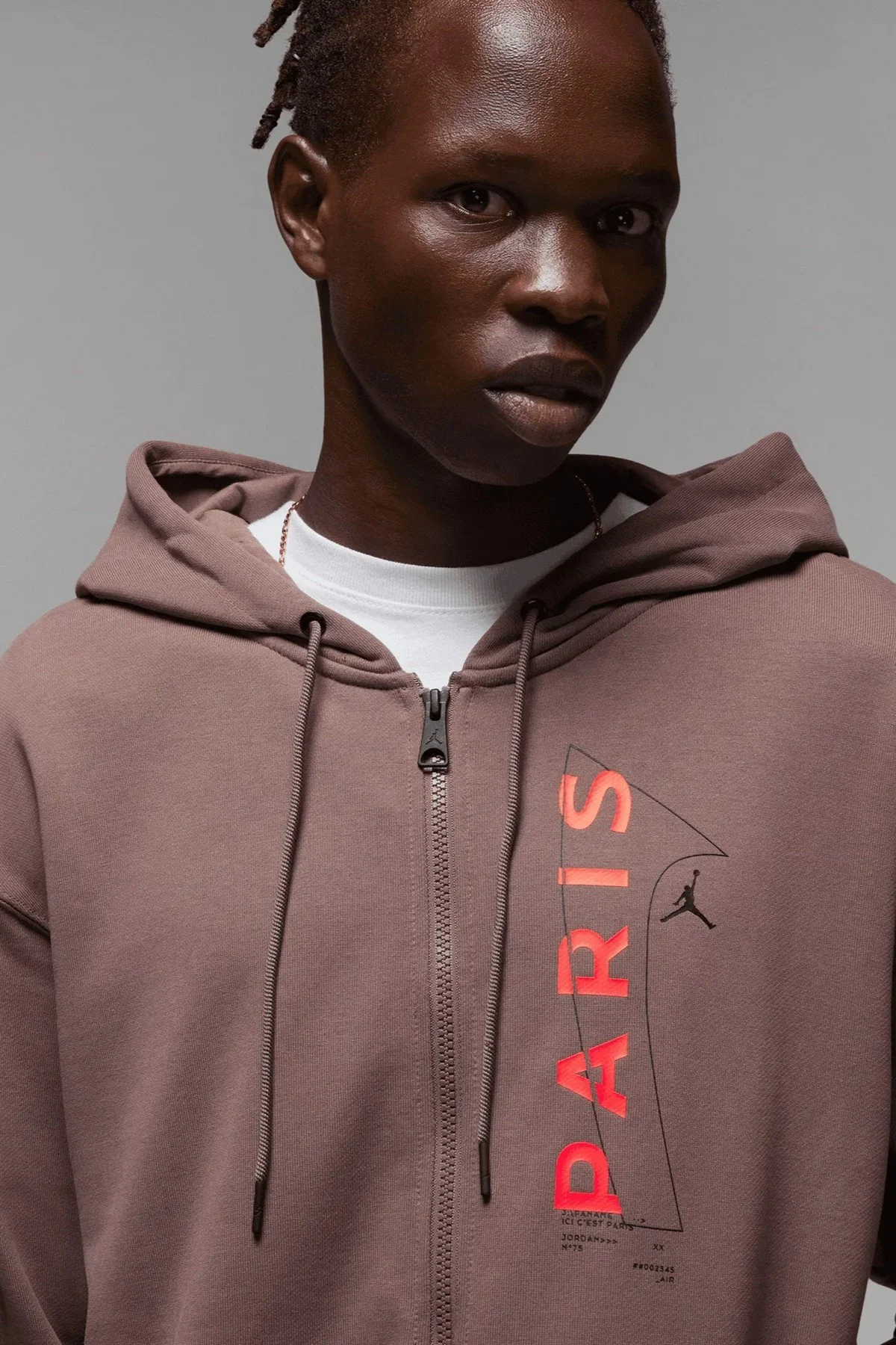Nike Jordan Paris Saint-Germain Fleece Mens Hoodie Erkek Kapüşonlu Sweatshirt Kahverengi Nike Jordan Paris Saint-Germain Fleece Mens Hoodie Erkek Kapüşonlu Sweatshirt Kahverengi