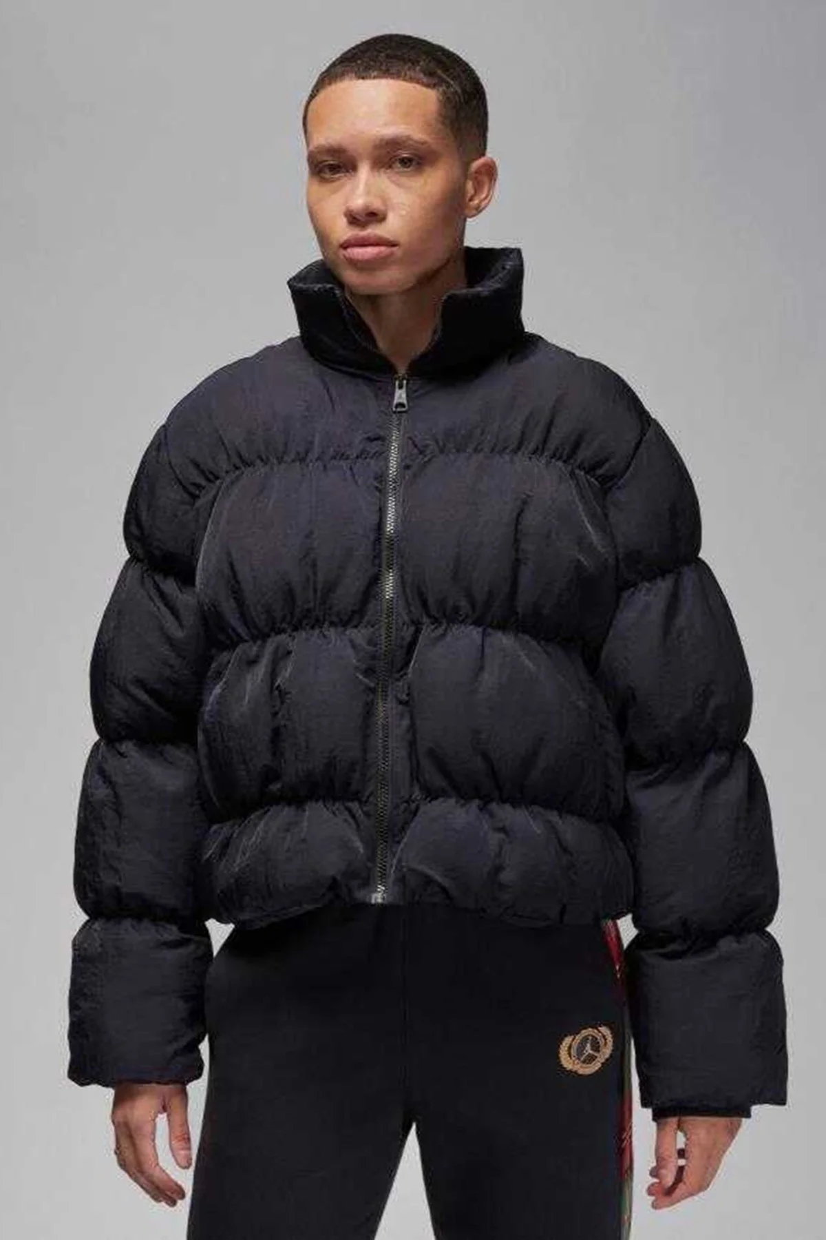 Nike Jordan Puffer Oversize Synthetic Fill Jacket Sentetik Dolgulu Bol Kesim Kadın Mont Siyah Nike Jordan Puffer Oversize Synthetic Fill Jacket Sentetik Dolgulu Bol Kesim Kadın Mont Siyah