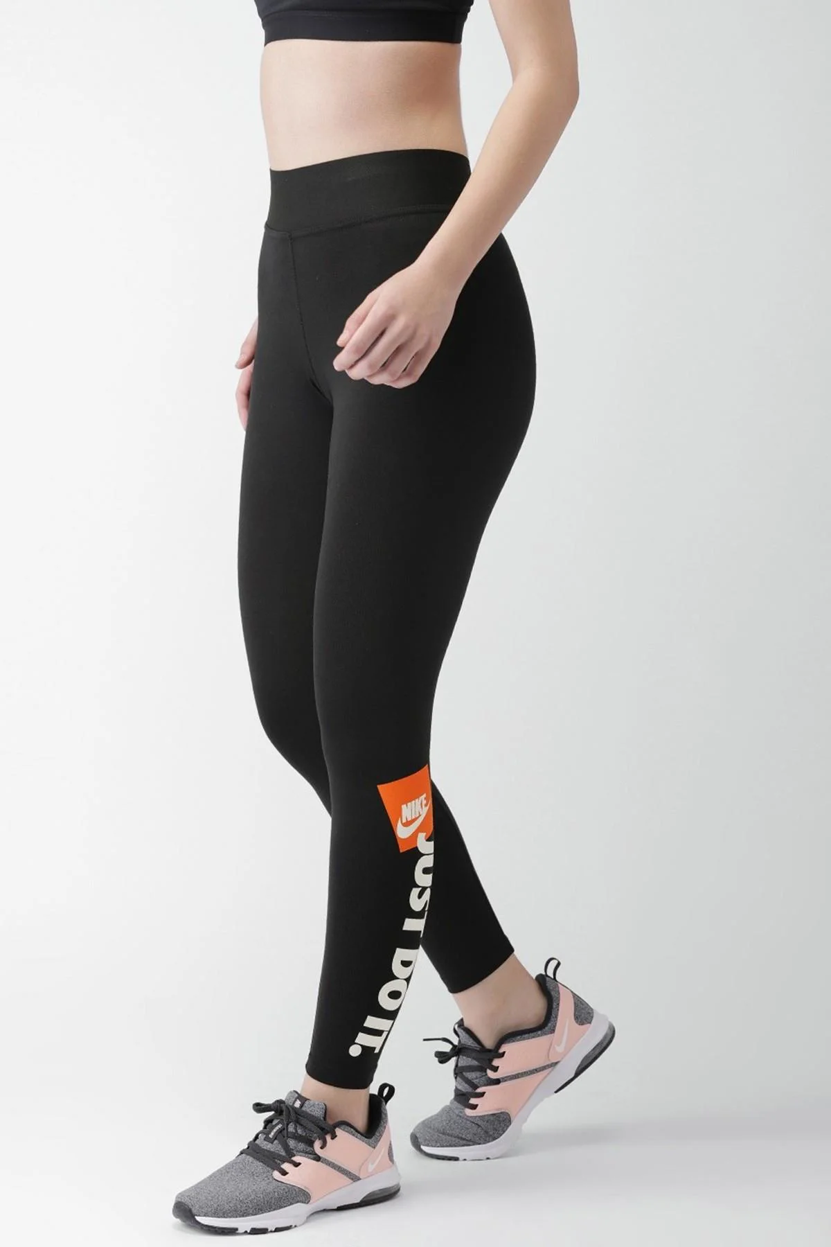 Nike Just Do It Wide Elastic Waistband Leggings Black Kadın Antreman Taytı Siyah Fiyatı, Yorumları ve Özellikleri