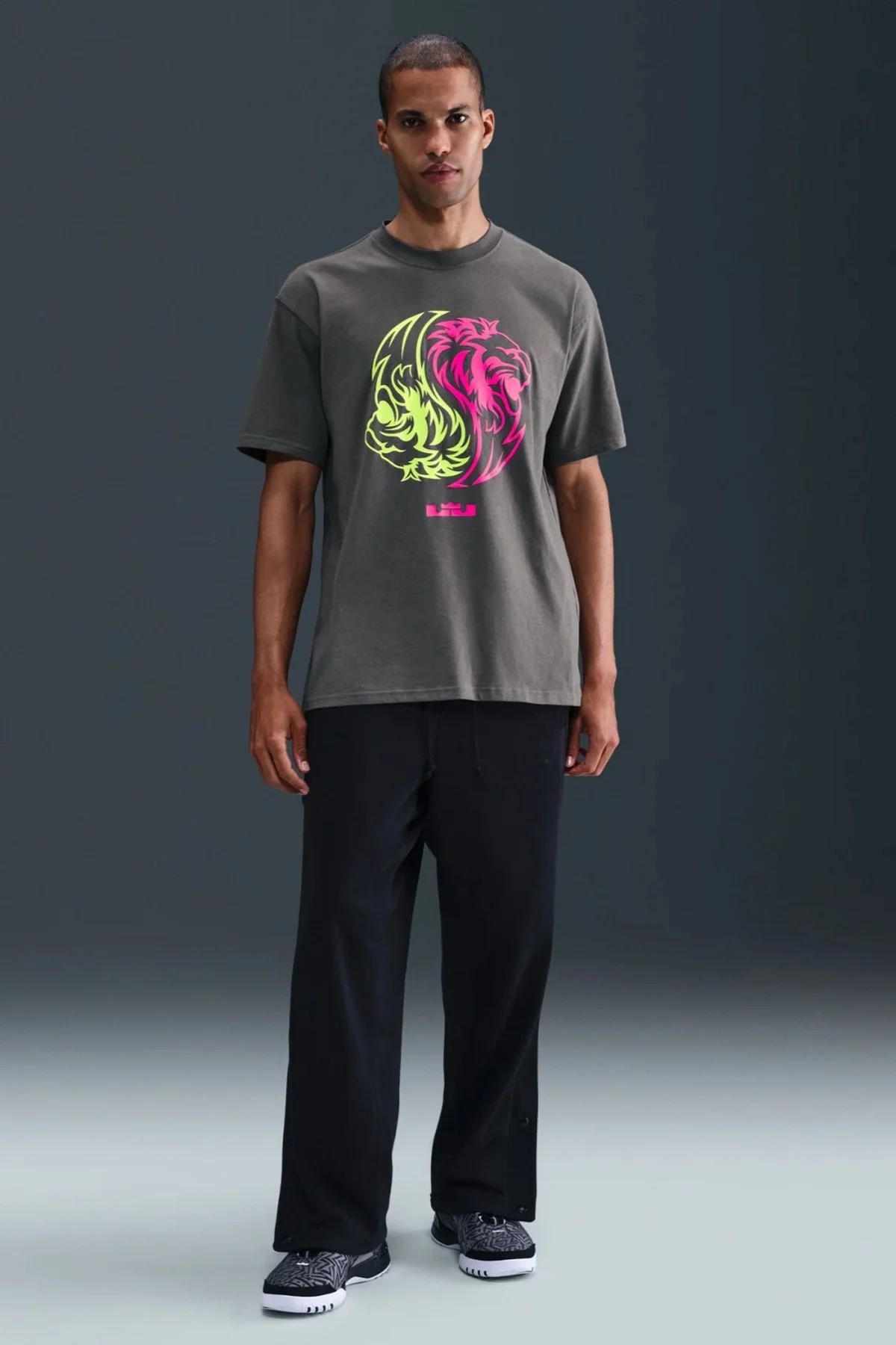 Nike LeBron Max 90 Loose Fit Mens Tee Bol Kesim Grafik Baskılı Erkek Tişört Antrasit Fiyatı, Yorumları ve Özellikleri