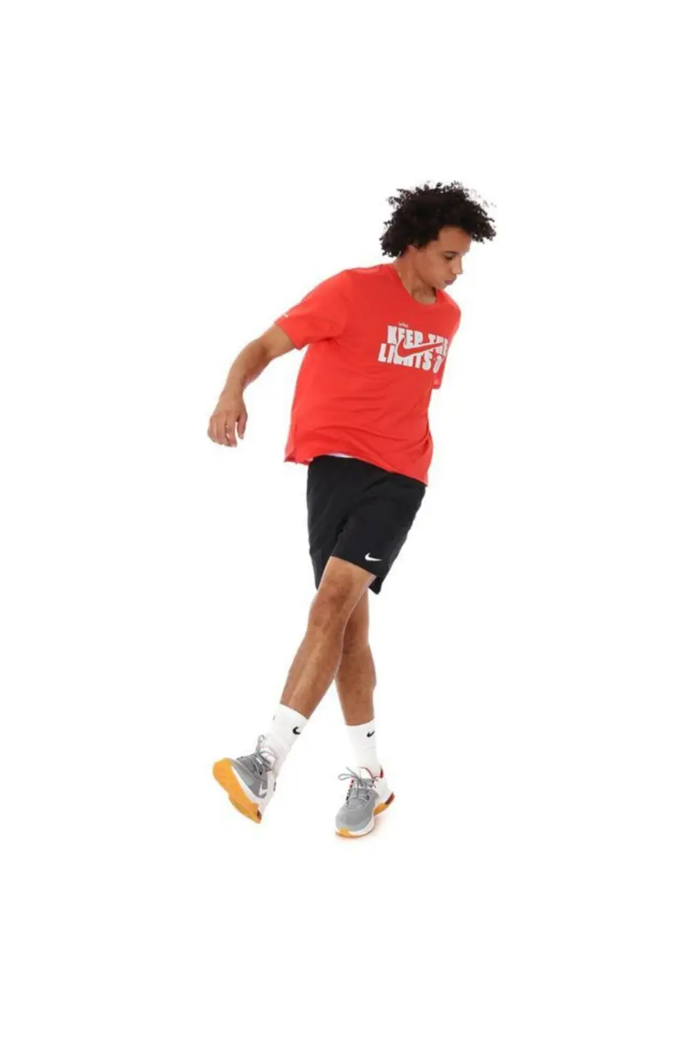 Nike M Nk Df Wr Miler Gx Ss Erkek Kırmızı Koşu Tişört DD5276-605