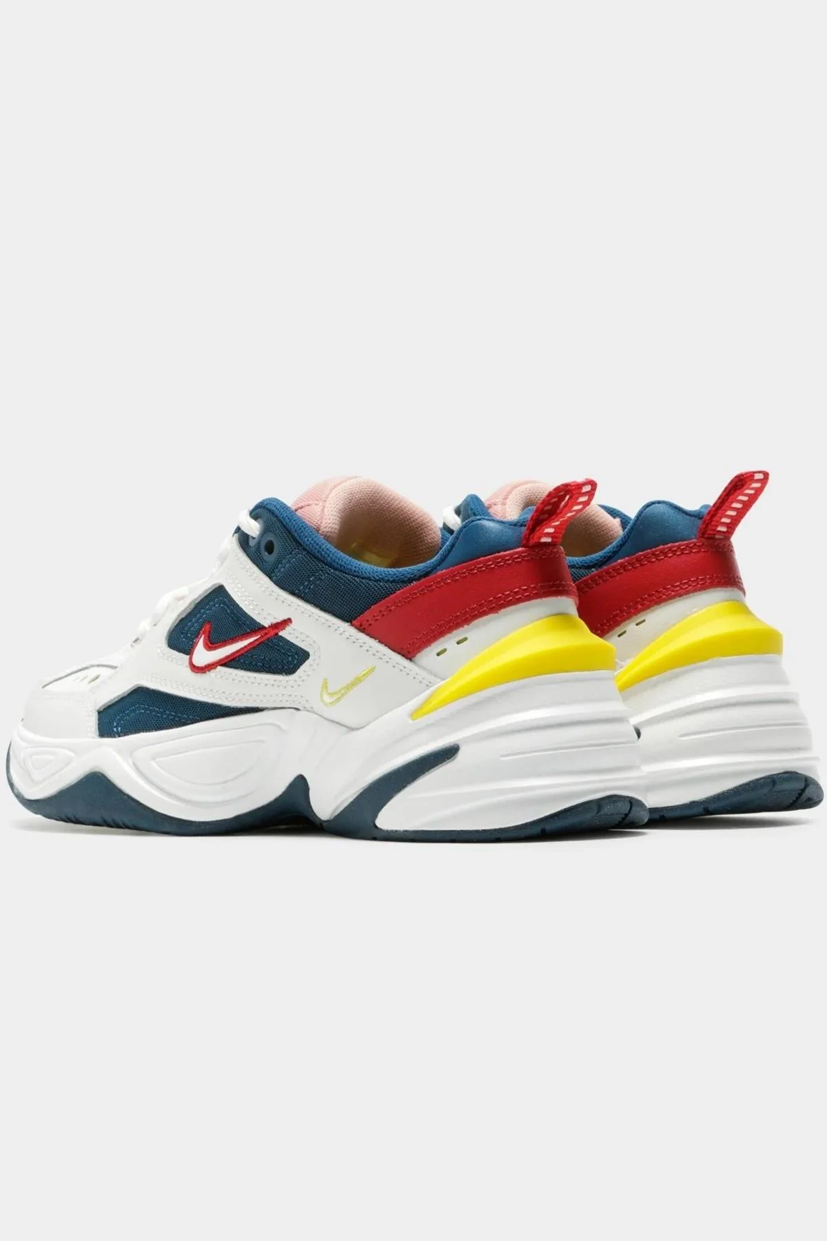 Nike M2K Tekno Leather Unisex Sneaker Hakiki Deri Spor Ayakkabı Beyaz Mavi Yükseklik 4cm Fiyatı, Yorumları ve Özellikleri
