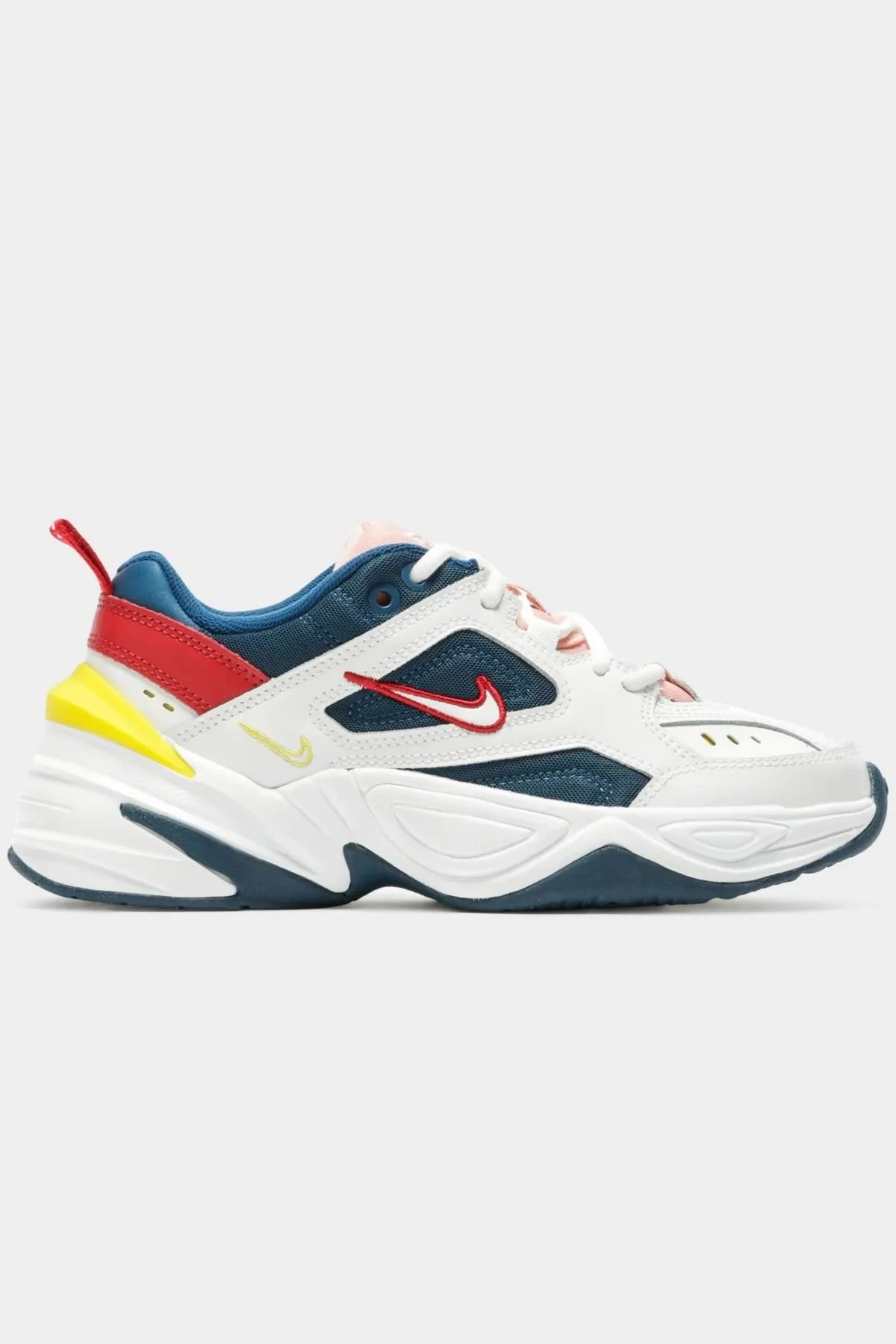 Nike M2K Tekno Leather Unisex Sneaker Hakiki Deri Spor Ayakkabı Beyaz Mavi Yükseklik 4cm Fiyatı, Yorumları ve Özellikleri