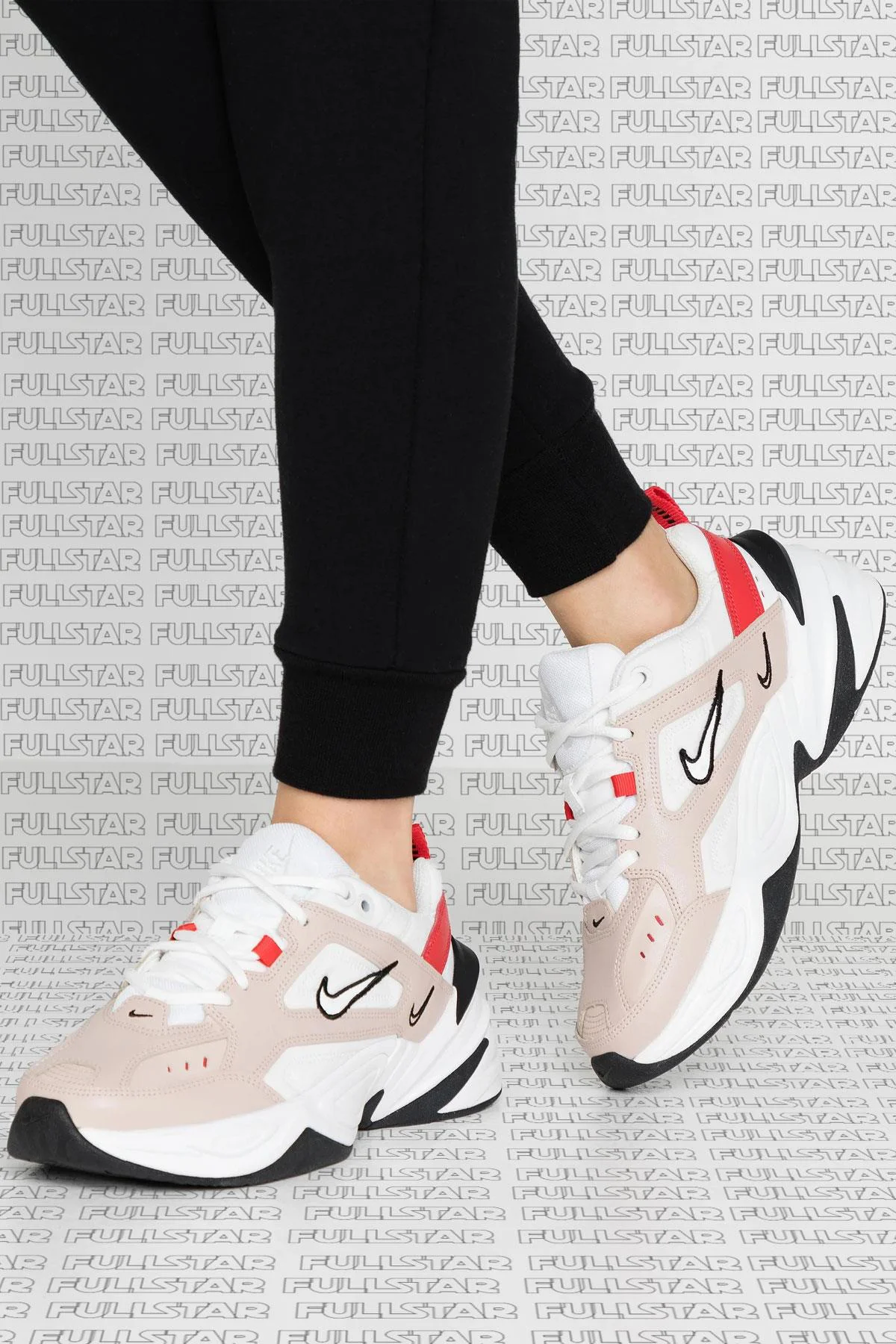 Nike M2K Tekno Leather Unisex Reflector Sneaker Beige Hakiki Deri Spor Ayakkabı Beyaz Bej Nike M2K Tekno Leather Unisex Reflector Sneaker Beige Hakiki Deri Spor Ayakkabı Beyaz Bej