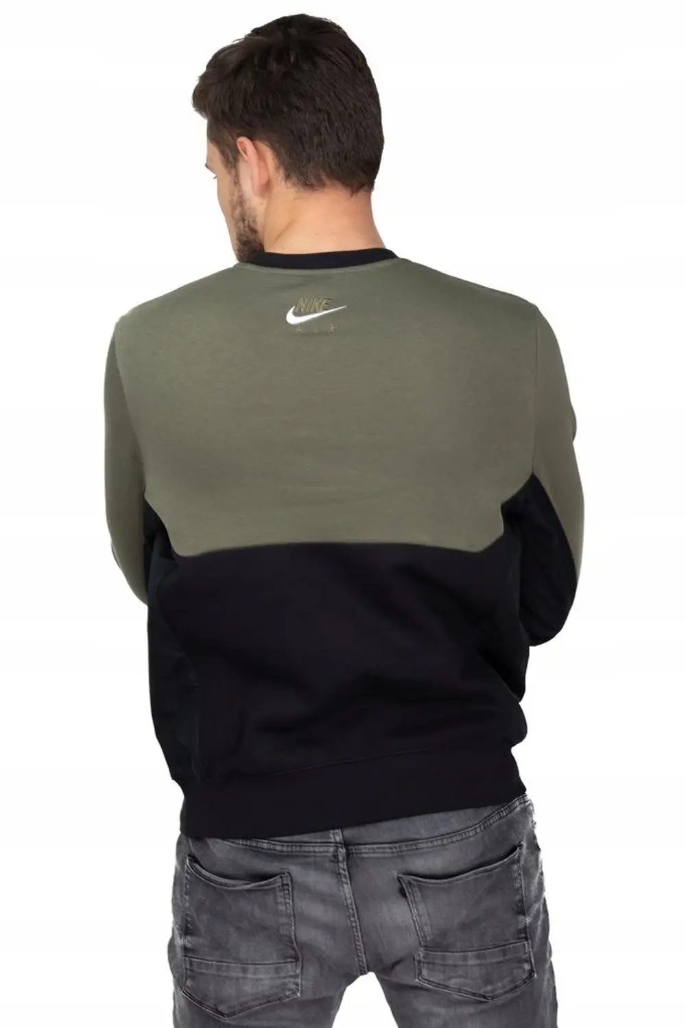 Nike Mens Homme SPTCAS/SPTLSR Sweatshirt Yeşil-Lac.
