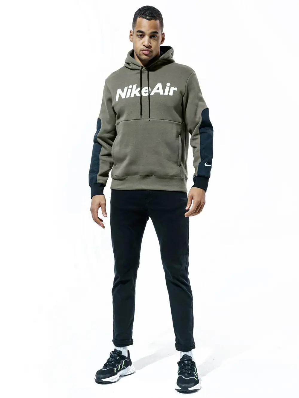 Nike Mens Homme SPTCAS/SPTLSR Sweatshirt Yeşil