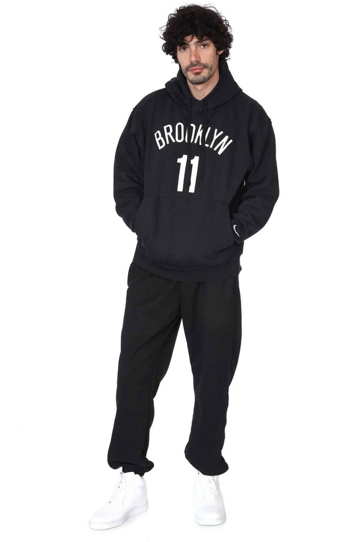 Nike NBA Brooklyn 11 Hoodie Erkek Kapüşonlu Bol Kesim Sweatshirt Siyah Fiyatı, Yorumları ve Özellikleri