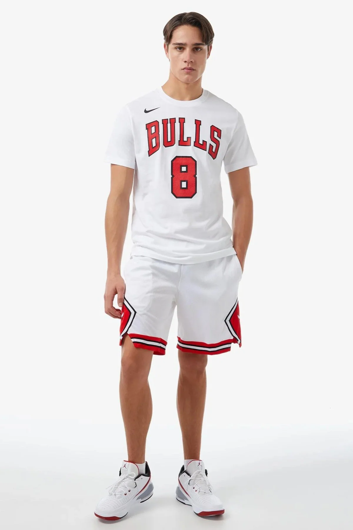 Nike NBA Chicago Bulls Lavine Unisex Tee Baskılı Erkek Günlük Tişört Beyaz Fiyatı, Yorumları ve Özellikleri