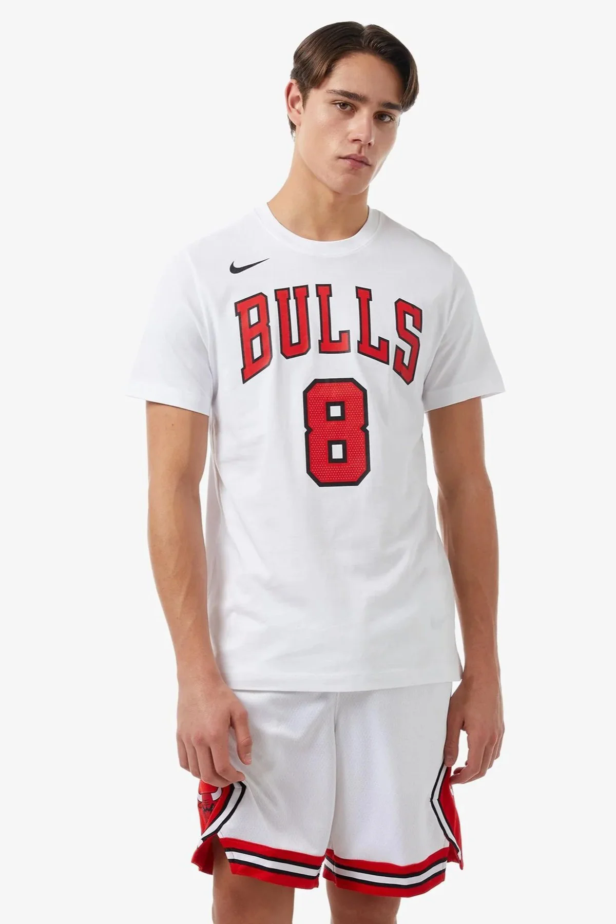 Nike NBA Chicago Bulls Lavine Unisex Tee Baskılı Erkek Günlük Tişört Beyaz Fiyatı, Yorumları ve Özellikleri