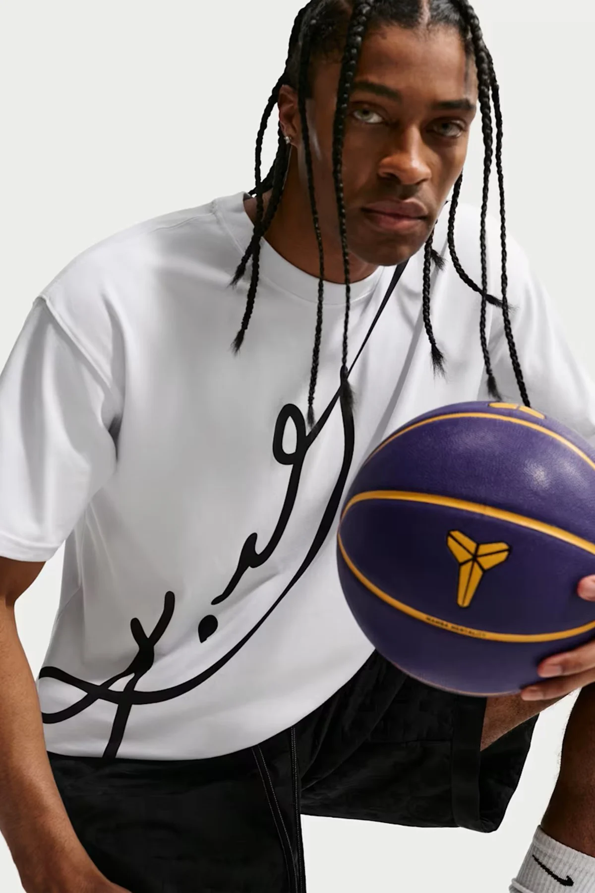 Nike NBA Kobe Dri-FIT Loose Fit Erkek Bol Kesim Baketbol Tişört Beyaz Nike NBA Kobe Dri-FIT Loose Fit Erkek Bol Kesim Baketbol Tişört Beyaz