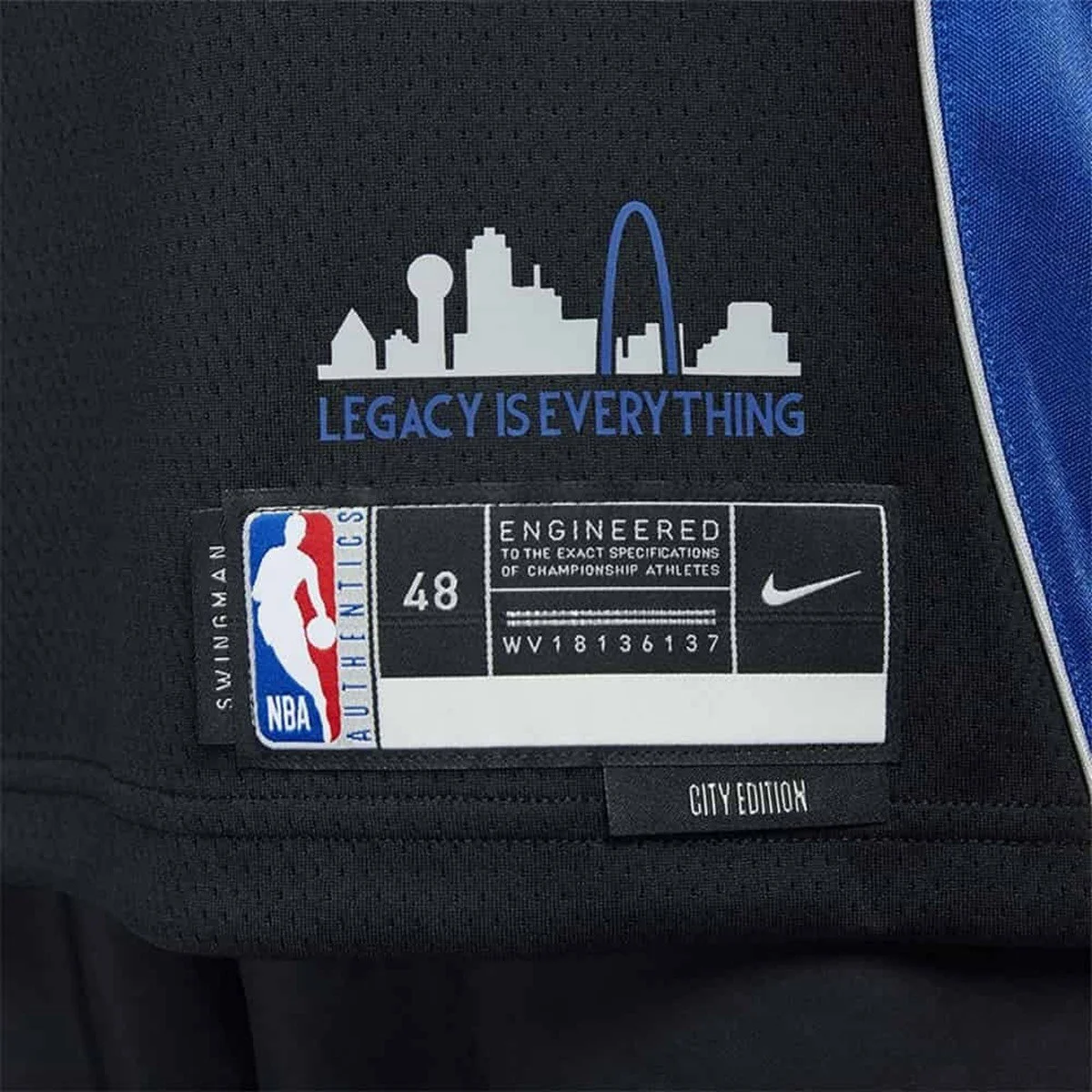 Nike NBA Kyrie Irving Dallas Mavericks City Edition Swingman Mens Basketball Jersey Dri Fit Erkek Basketbol Forması Siyah Nike NBA Kyrie Irving Dallas Mavericks City Edition Swingman Mens Basketball Jersey Dri Fit Erkek Basketbol Forması Siyah