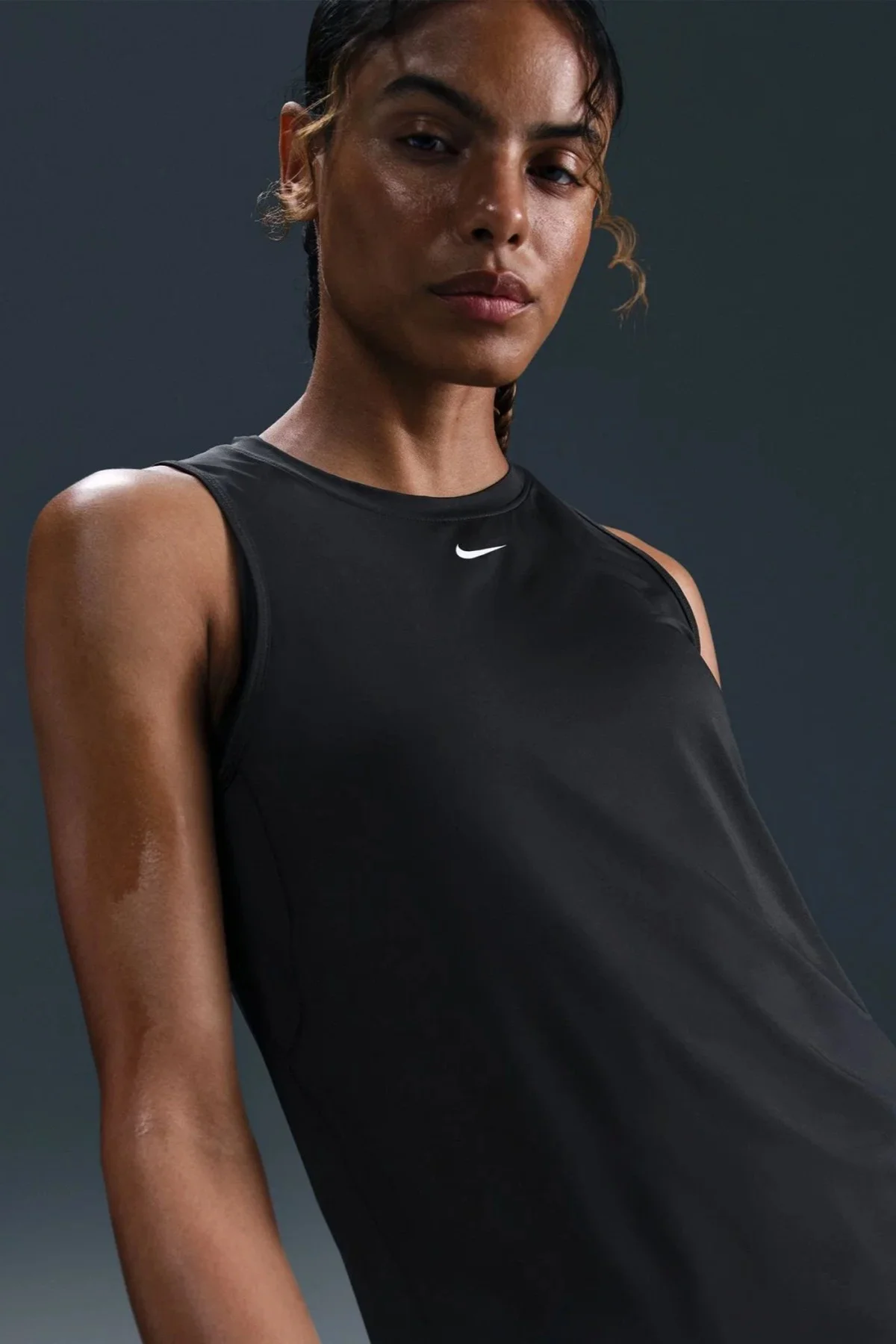Nike One Classic Dri Fit Womens Tank Kadın Antreman Atleti Siyah