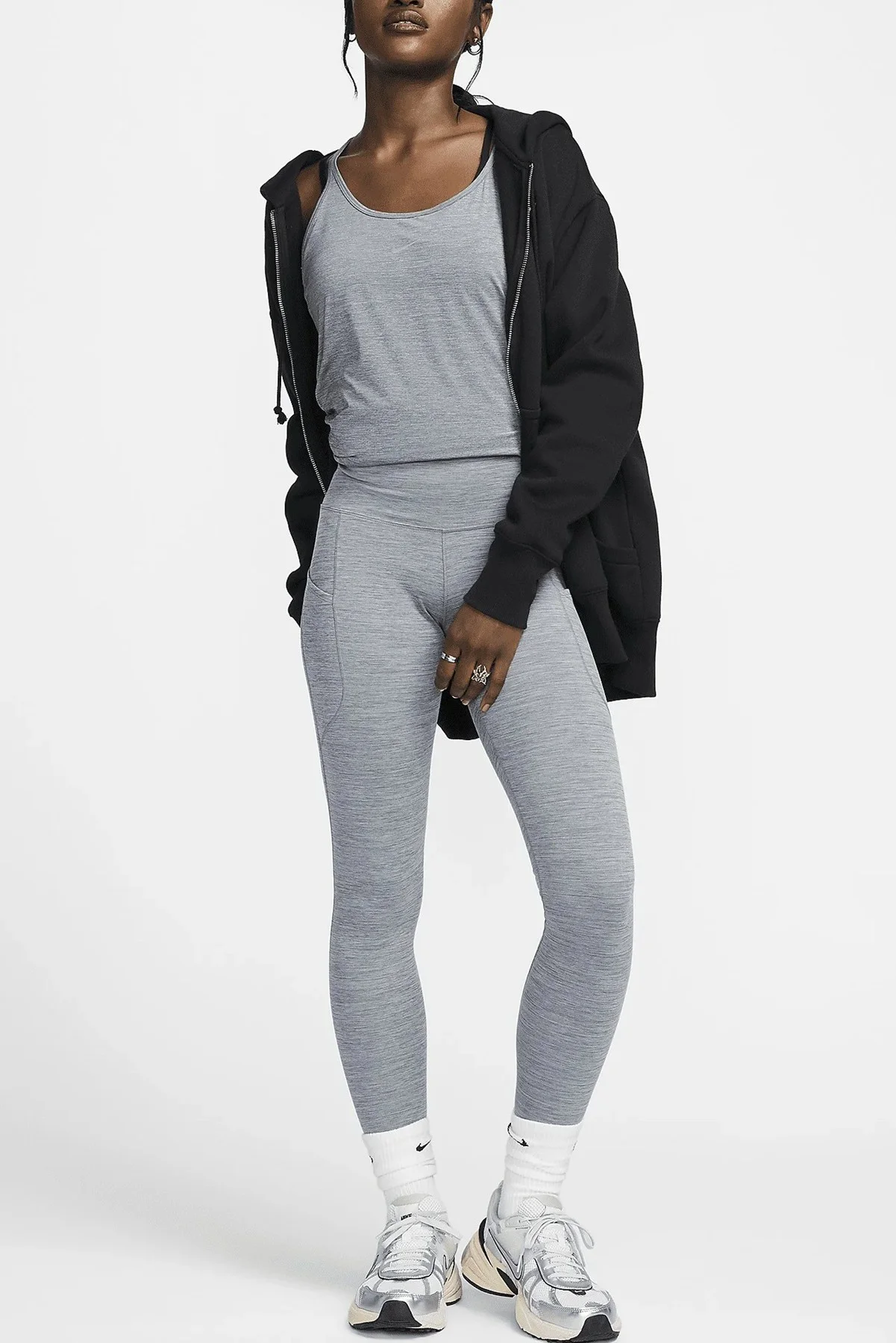 Nike One Dri Fit High Rise 7/8 Leggings With Pockets Kadın 3 Cepli Yüksek Belli Antrenman Taytı Gri Nike One Dri Fit High Rise 7/8 Leggings With Pockets Kadın 3 Cepli Yüksek Belli Antrenman Taytı Gri Fiyatı, Yorumları ve Özellikleri
