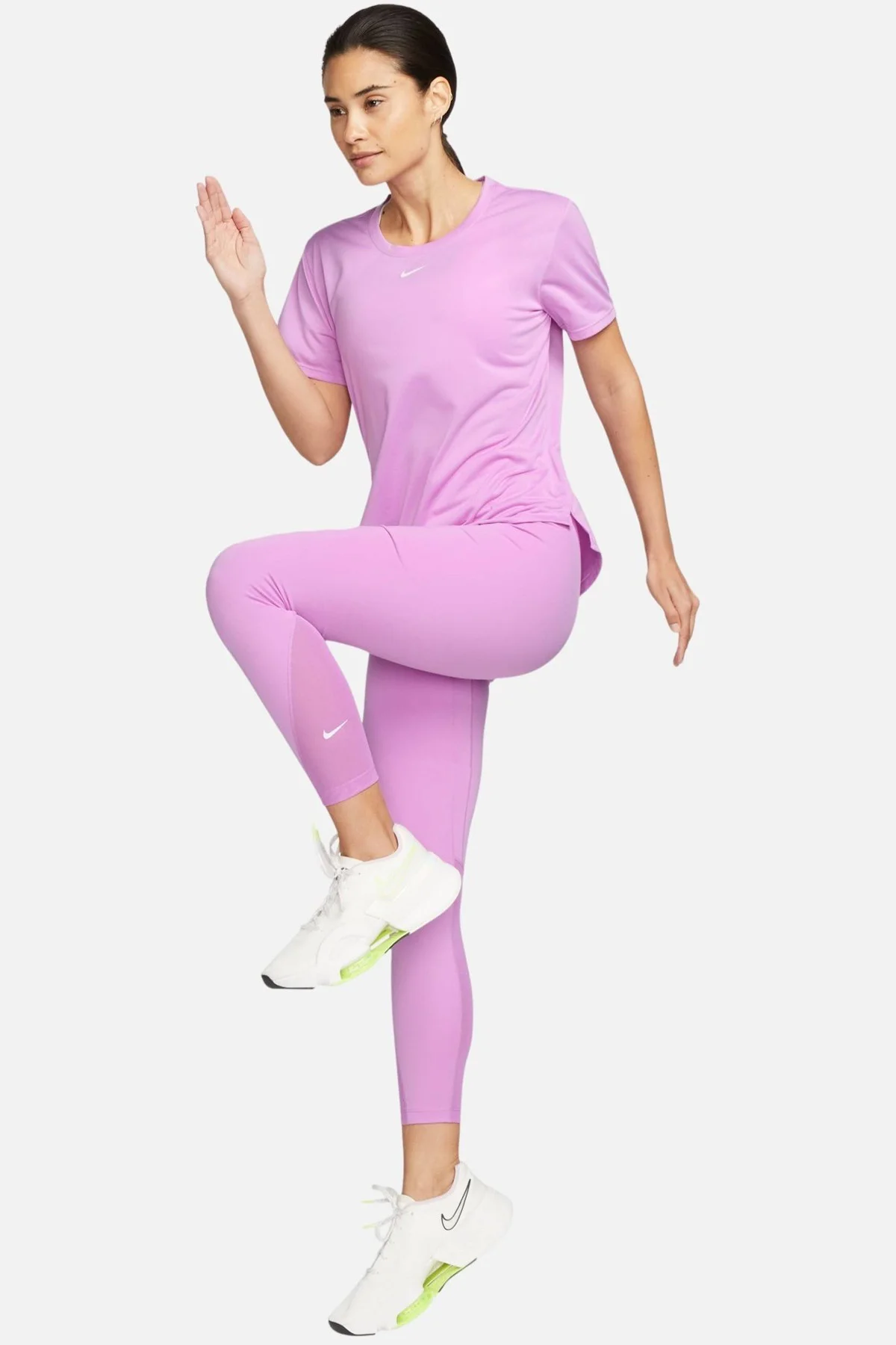 Nike One Dri Fit High Rise 7/8 Length Women's Tight Kadın 2 Cepli Antrenman Taytı Mor Fiyatı, Yorumları ve Özellikleri