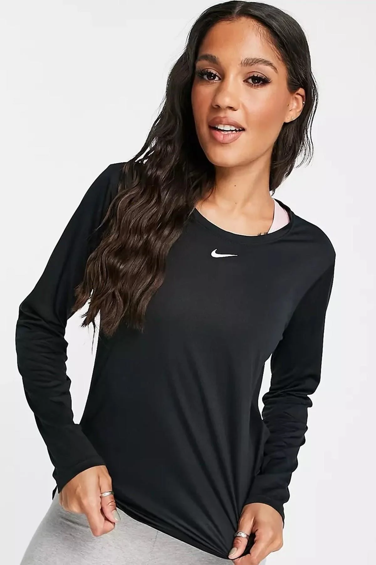 Nike One Dri Fit Pacer Crew T-Shirt Body Uzun Kollu Body Antrenman Üstü Siyah Nike One Dri Fit Pacer Crew T-Shirt Body Uzun Kollu Body Antrenman Üstü Siyah Fiyatı, Yorumları ve Özellikleri
