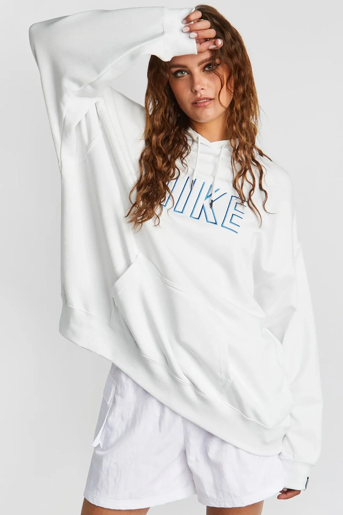 Nike Oversized Pullover Hoodie White Bol Kapüşonlu Unisex Sweatshirt Beyaz Fiyatı, Yorumları ve Özellikleri