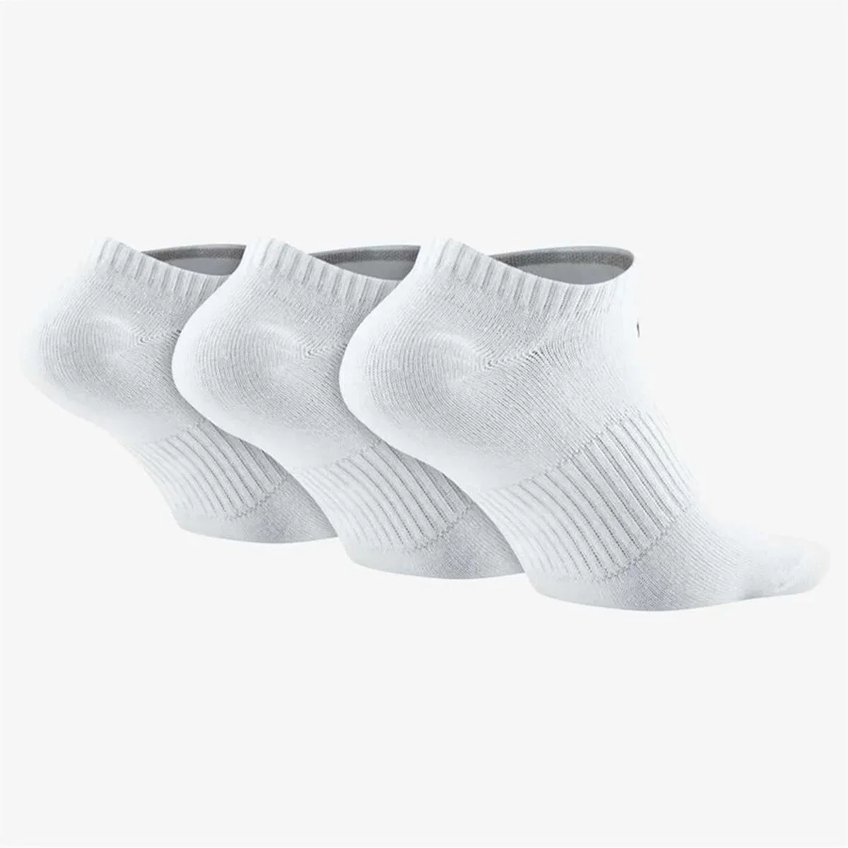 Nike Performance Lightweight No Show 3'lü Pamuklu Soket Çorap Beyaz Nike Performance Lightweight No Show 3'lü Pamuklu Soket Çorap Beyaz