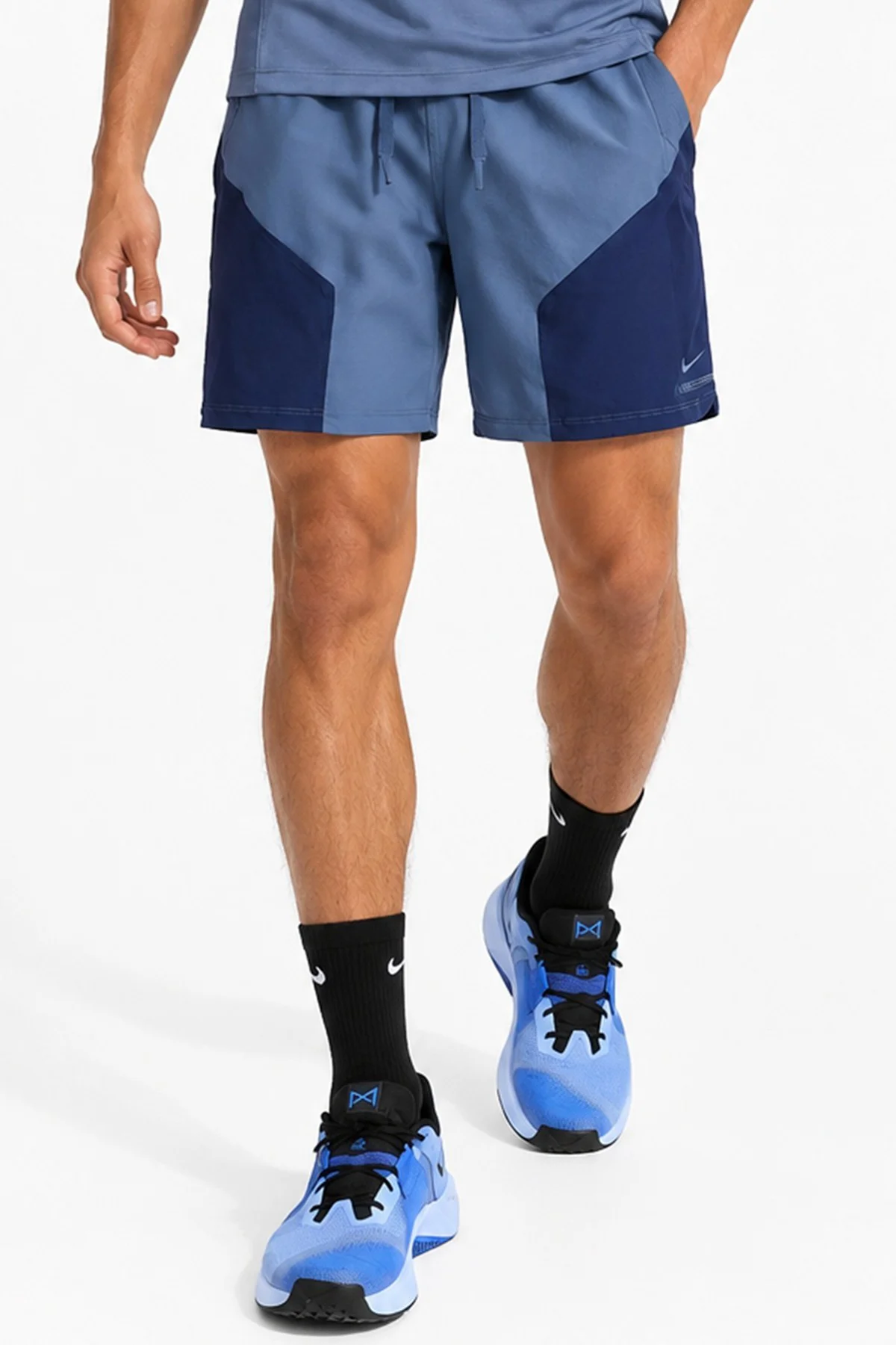 Nike Pro Dri Fit ADV 6 Mens Training Short Blue Erkek Antreman Şortu Mavi Nike Pro Dri Fit ADV 6 Mens Training Short Blue Erkek Antreman Şortu Mavi