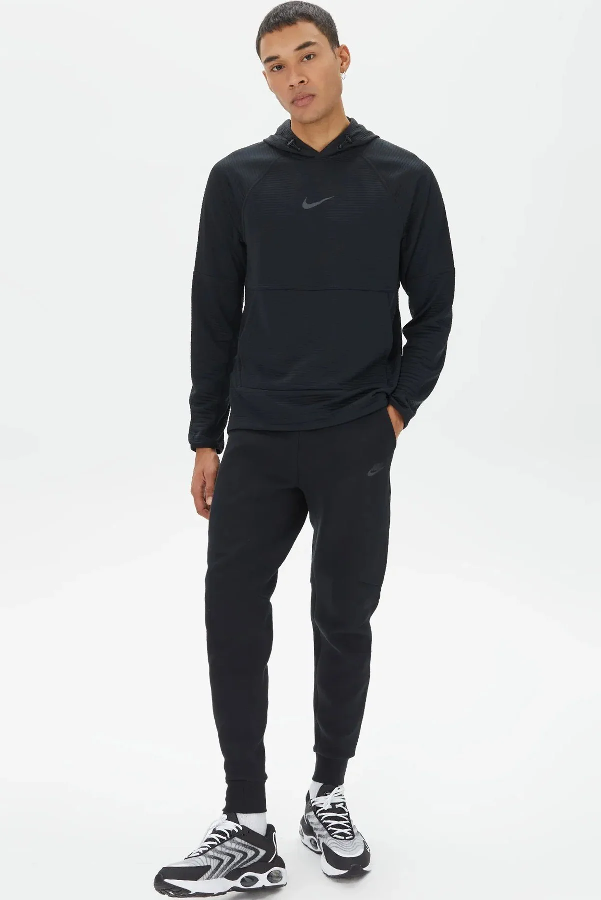 Nike Pro Dri Fit Fleece Pullover Hoodie Erkek Kapüşonlu Sweatshirt Siyah Fiyatı, Yorumları ve Özellikleri