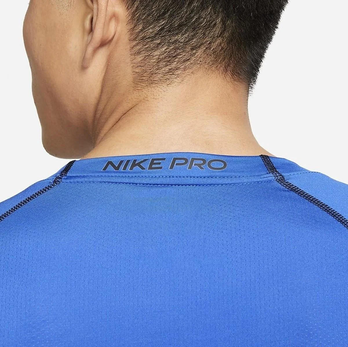 Nike Pro Dri Fit Men's Tight Fit Short Sleeve Top Slim Fit Body Erkek Antrenman Tişört Sax Mavi Nike Pro Dri Fit Men's Tight Fit Short Sleeve Top Slim Fit Body Erkek Antrenman Tişört Sax Mavi