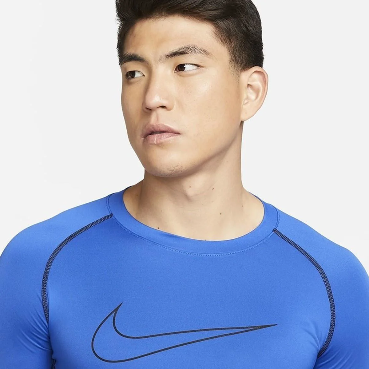 Nike Pro Dri Fit Men's Tight Fit Short Sleeve Top Slim Fit Body Erkek Antrenman Tişört Sax Mavi Nike Pro Dri Fit Men's Tight Fit Short Sleeve Top Slim Fit Body Erkek Antrenman Tişört Sax Mavi
