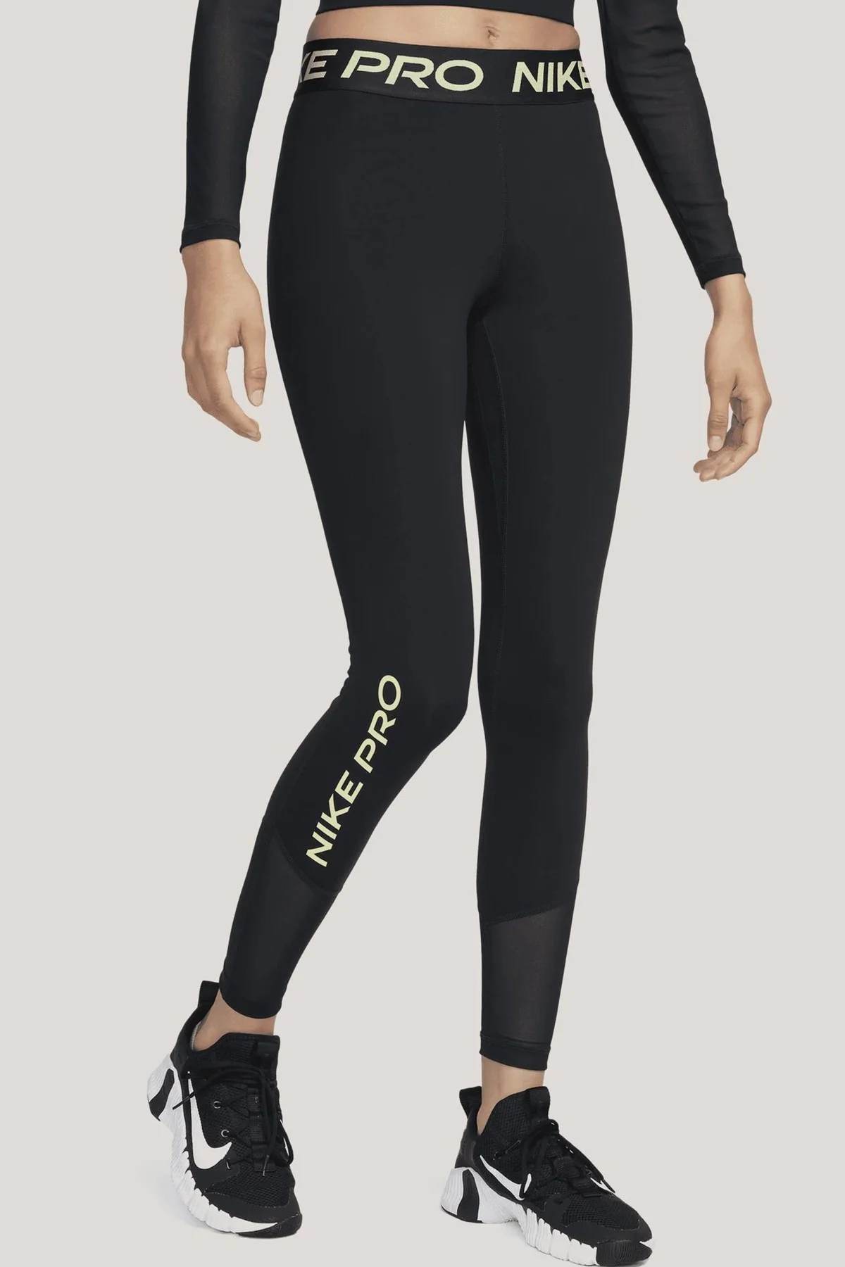 Nike Pro Dri Fit Mid Rise Full Length Leggings Kadın Antrenman Taytı Siyah Fiyatı, Yorumları ve Özellikleri