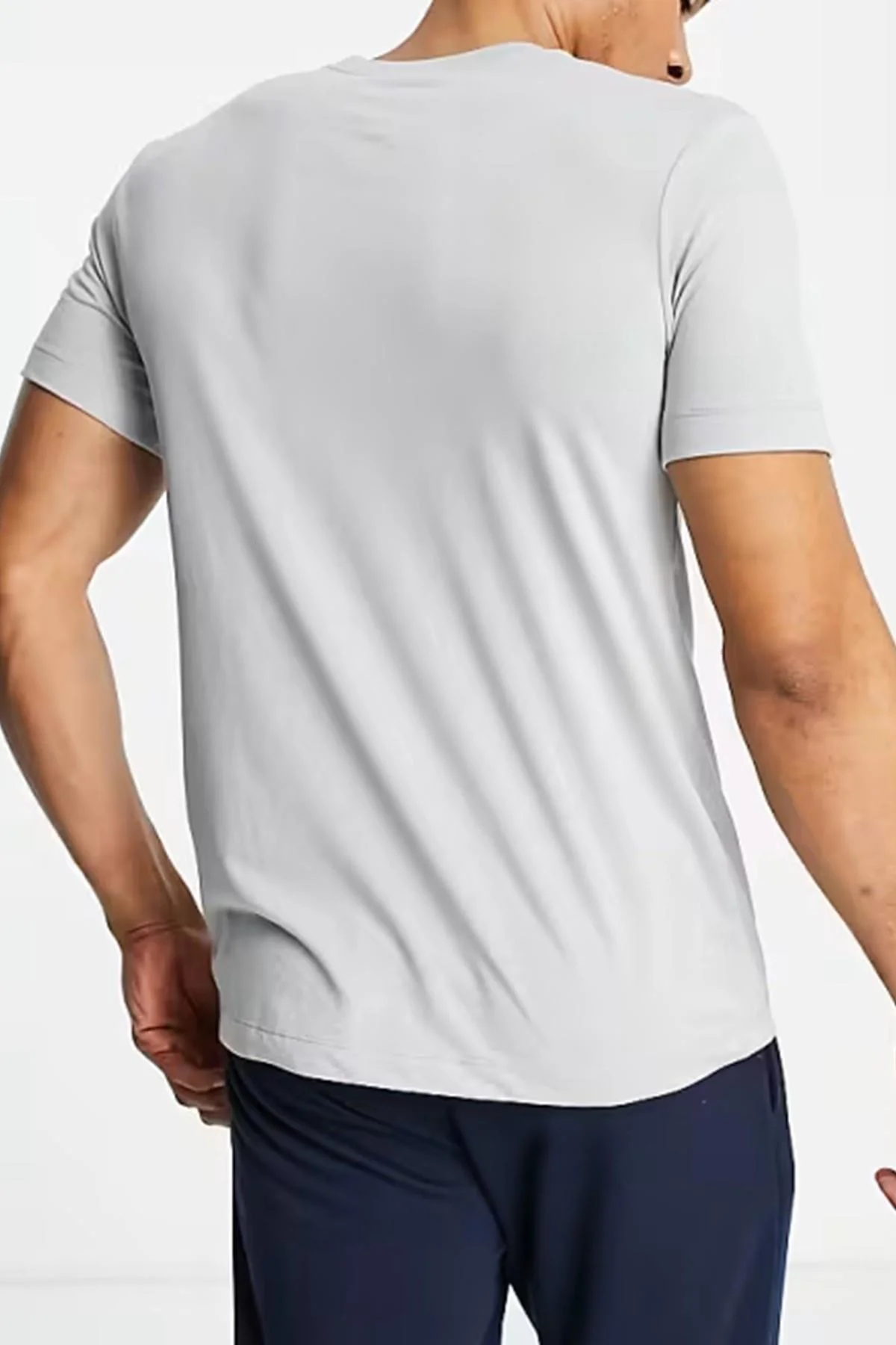 Nike Pro Dri Fit Training Logo Tshirt Grey Erkek Tişört Gri Nike Pro Dri Fit Training Logo Tshirt Grey Erkek Tişört Gri