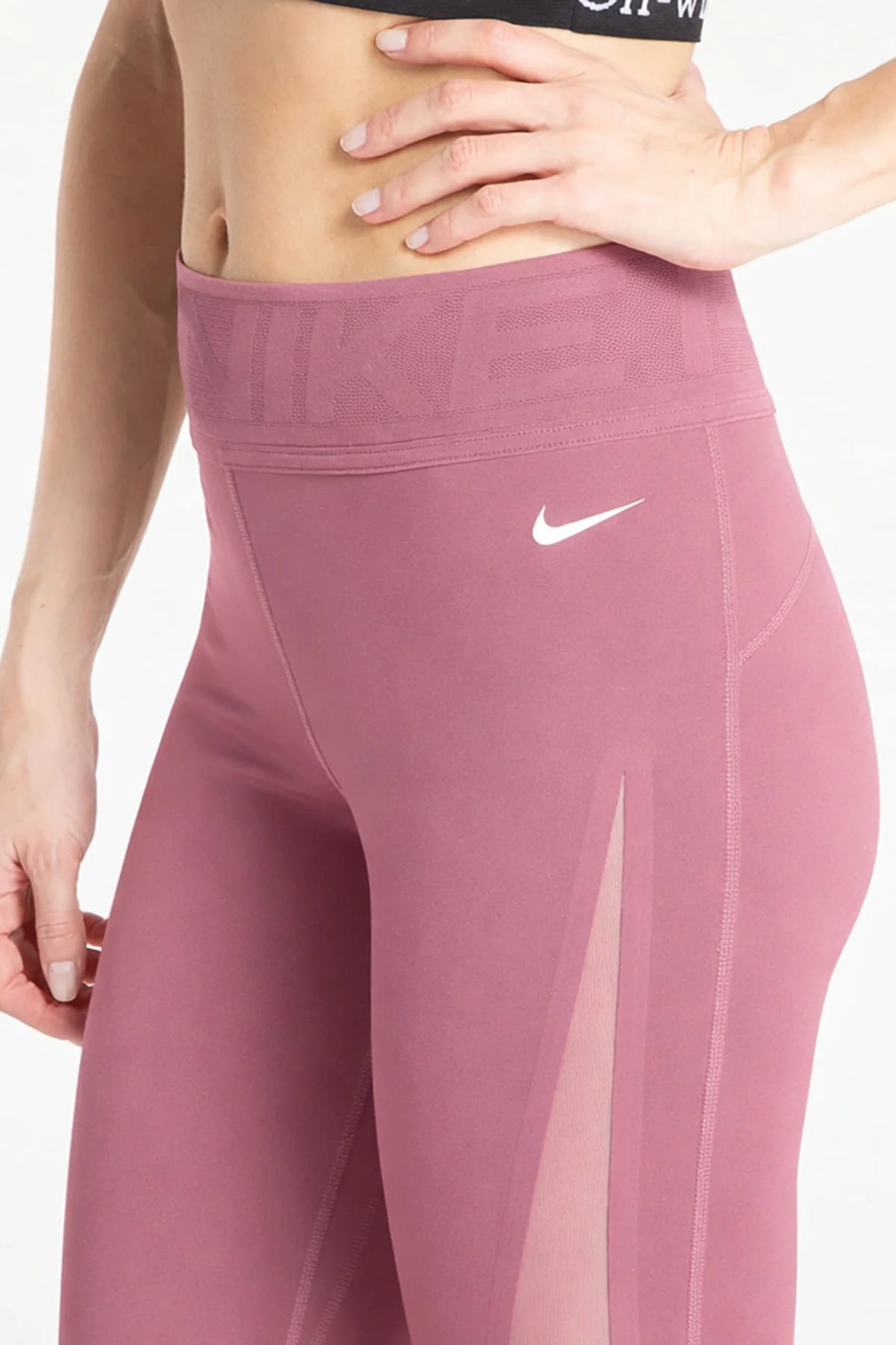 Nike Pro Sculpt High Women Tigh Kadın Yüksek Bel Tam Boy Tayt Soft Yumuşak Toparlayıcı Tayt Pembe