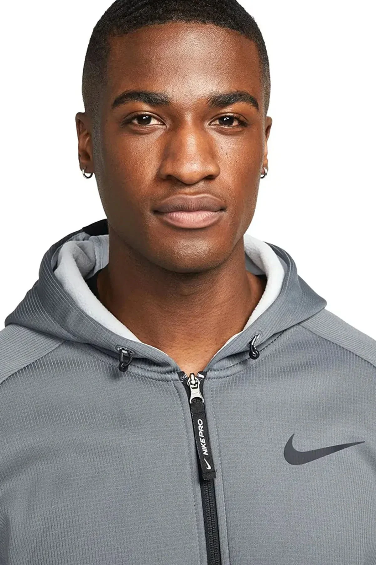 Nike Pro Terma Fit Sphere Full Zip Men's Hoodie Erkek Kapüşonlu Terma Fit Sweatshirt Gri Fiyatı, Yorumları ve Özellikleri